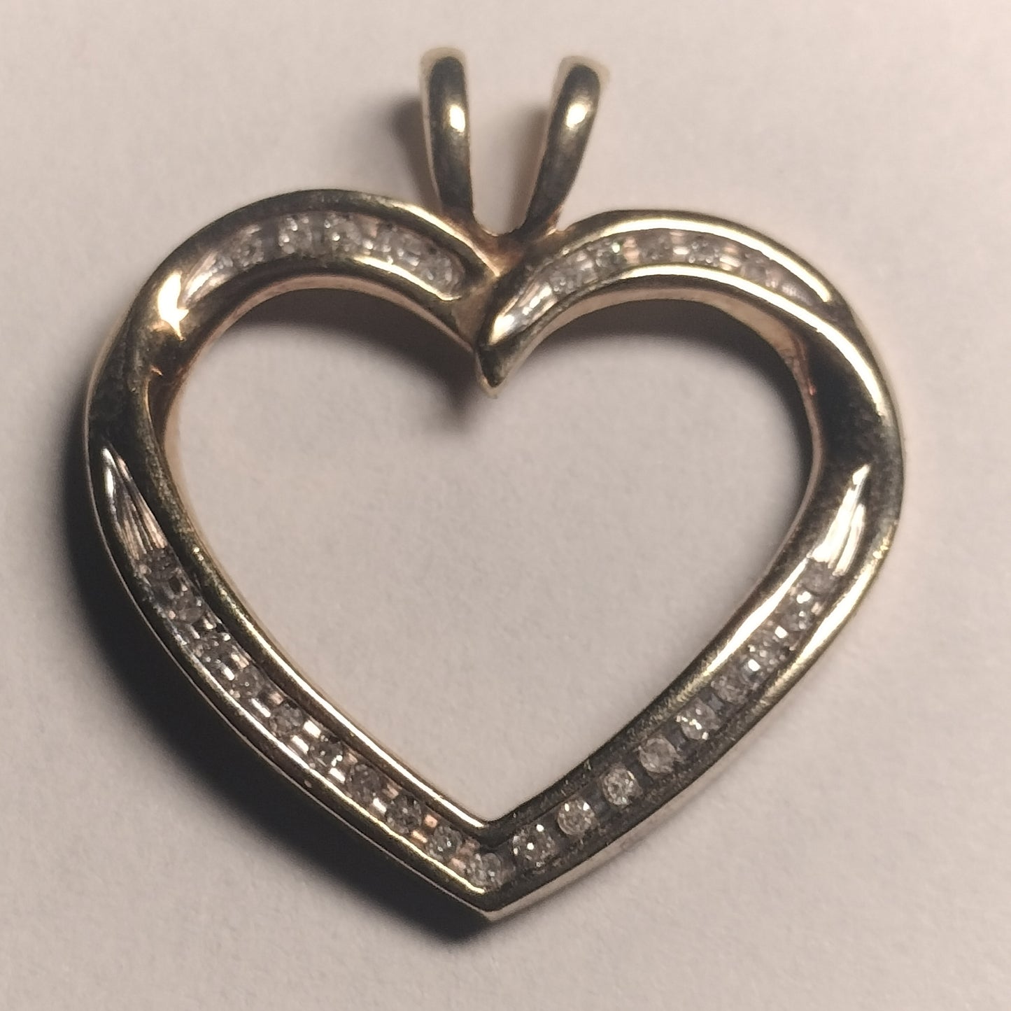 Sterling Silver Diamond Pendant