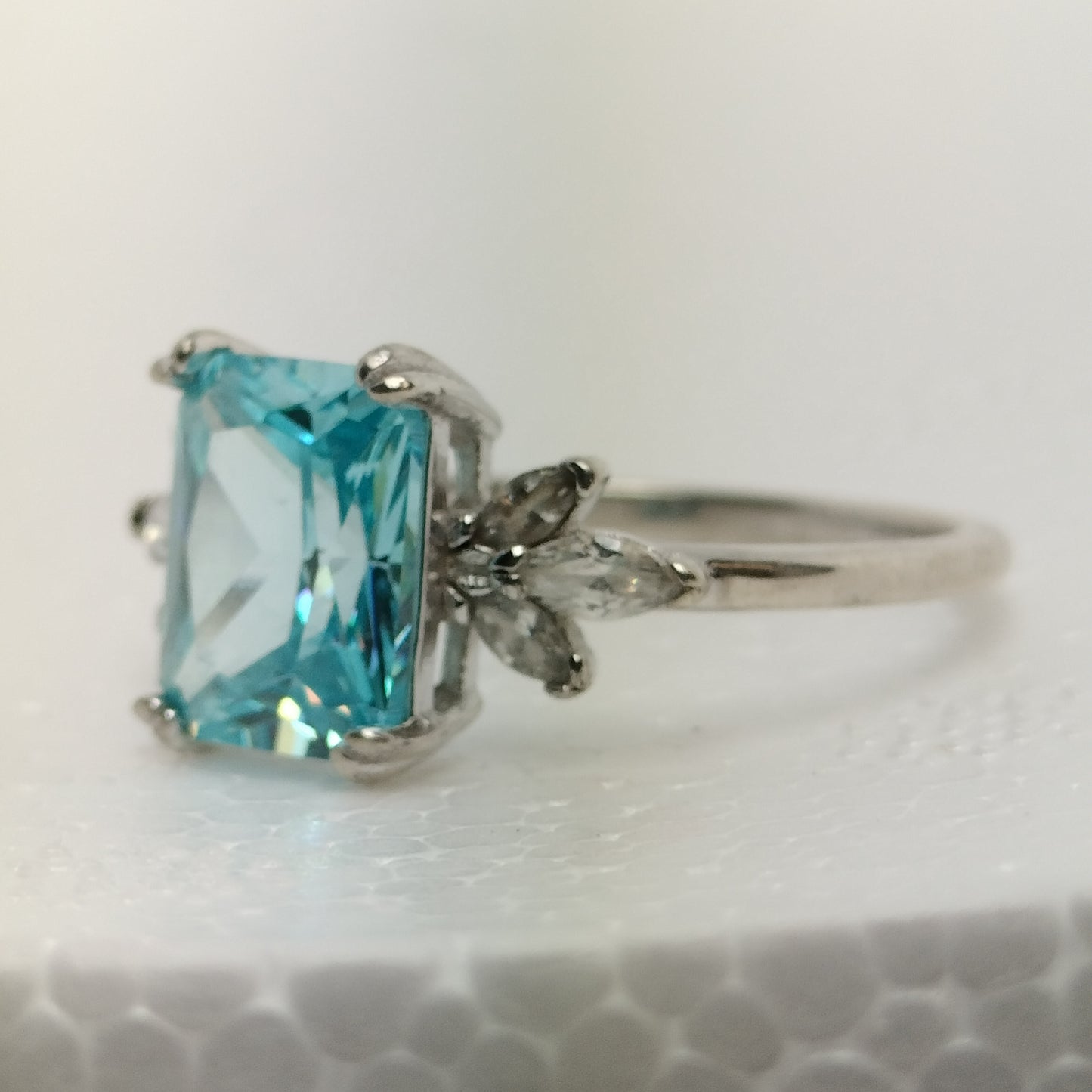 Sterling Silver Topaz Ring