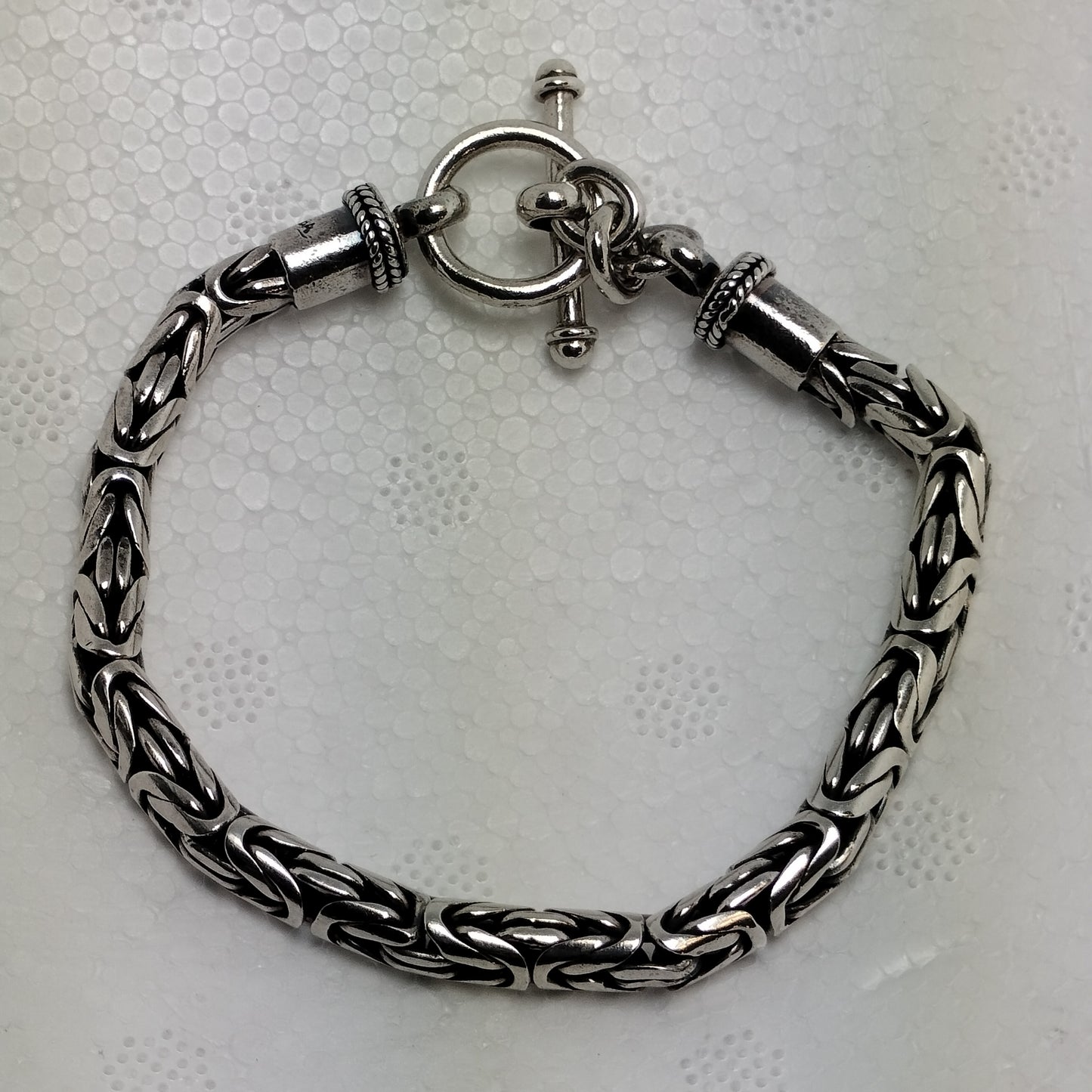 Sterling Silver Byzantine Bracelet