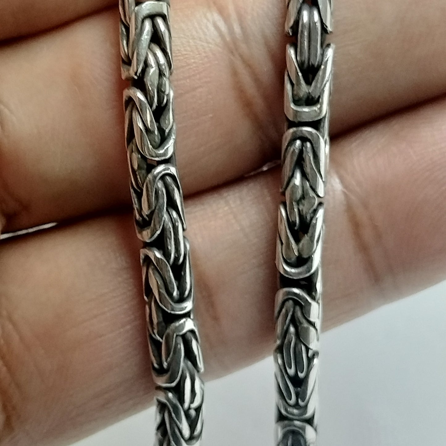 Sterling Silver Byzantine Necklace