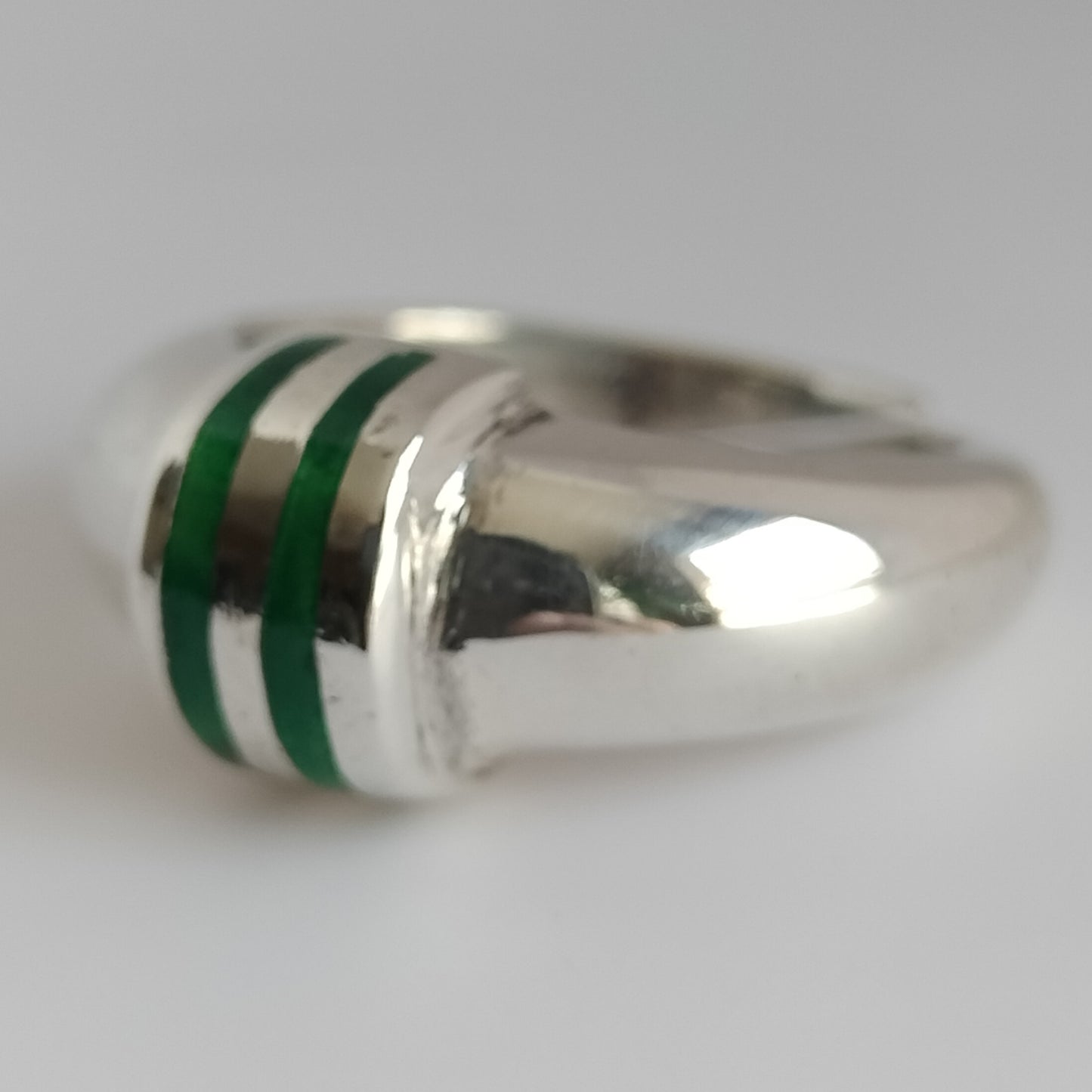 Sterling Silver Enamel Ring