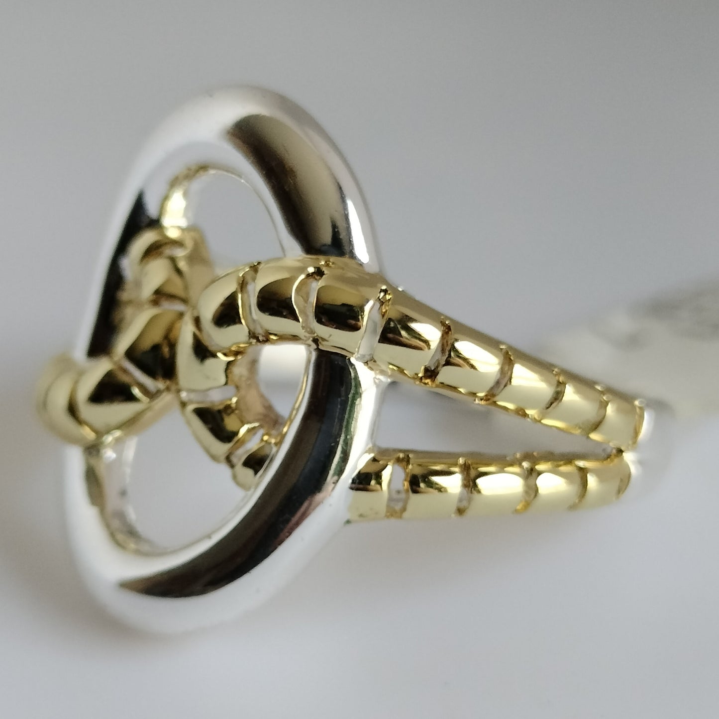 Sterling Silver Gold Plated Ring