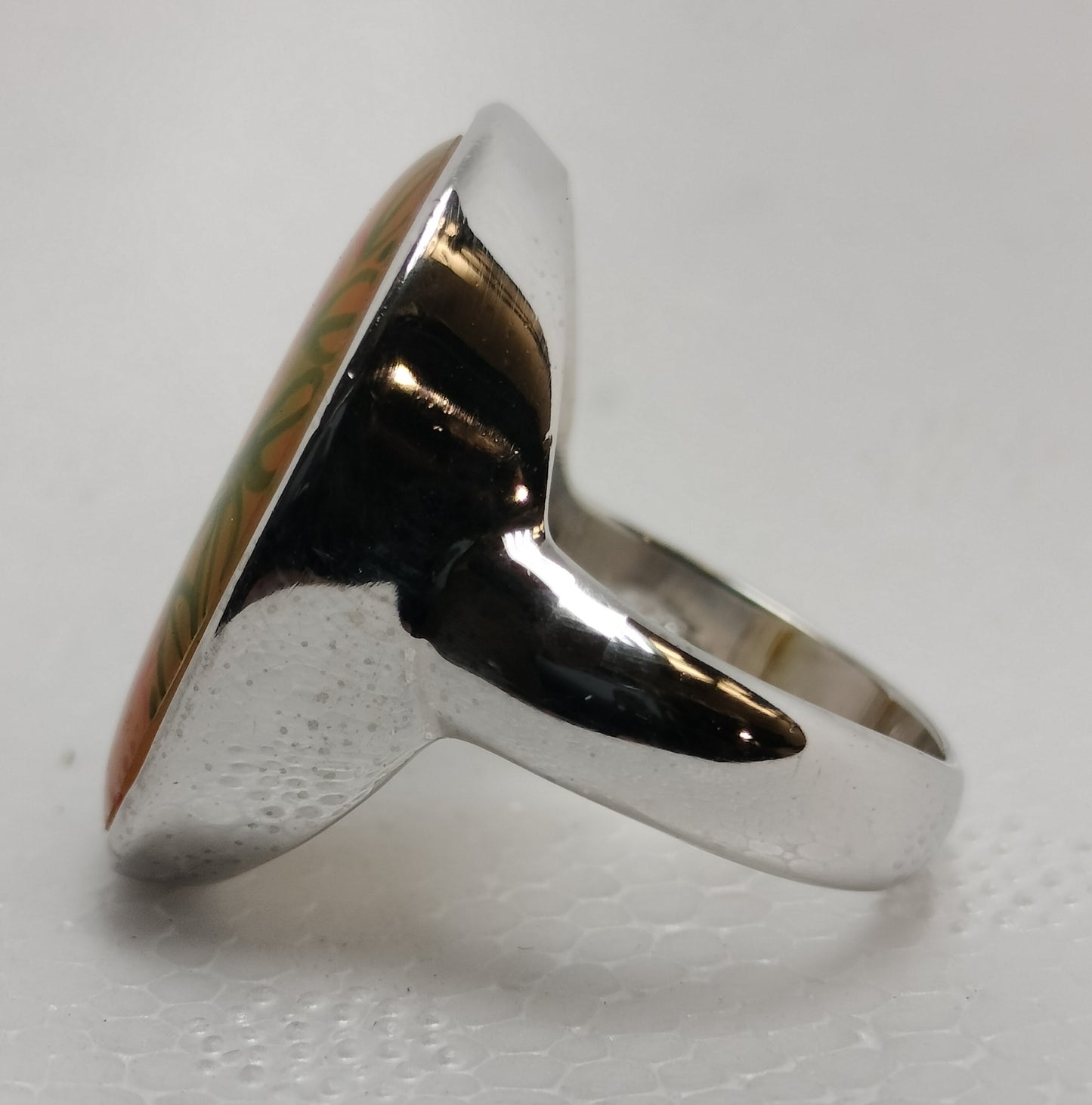 Sterling Silver Resin Ring