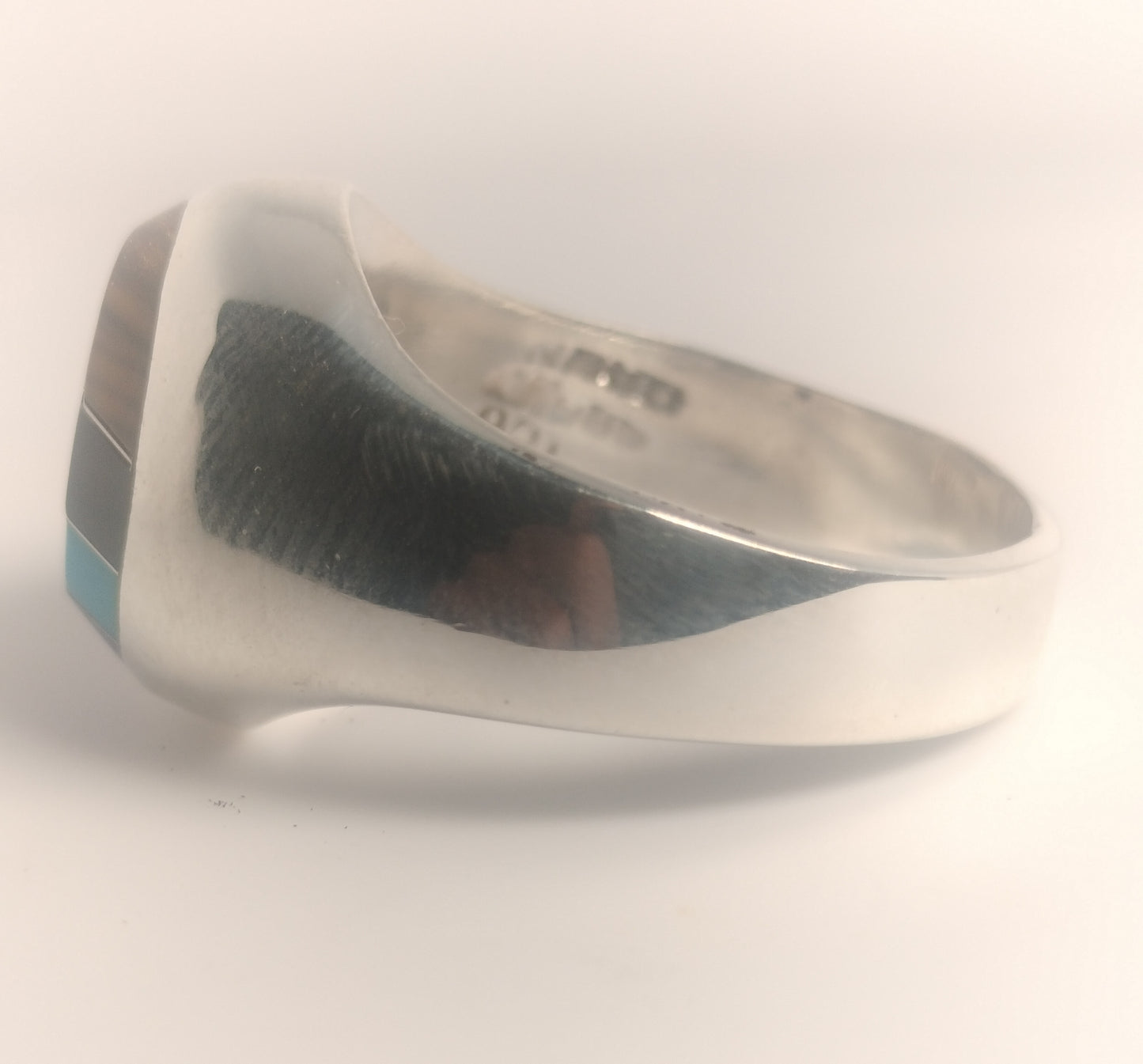 Sterling Silver Assorted Gemstone Ring