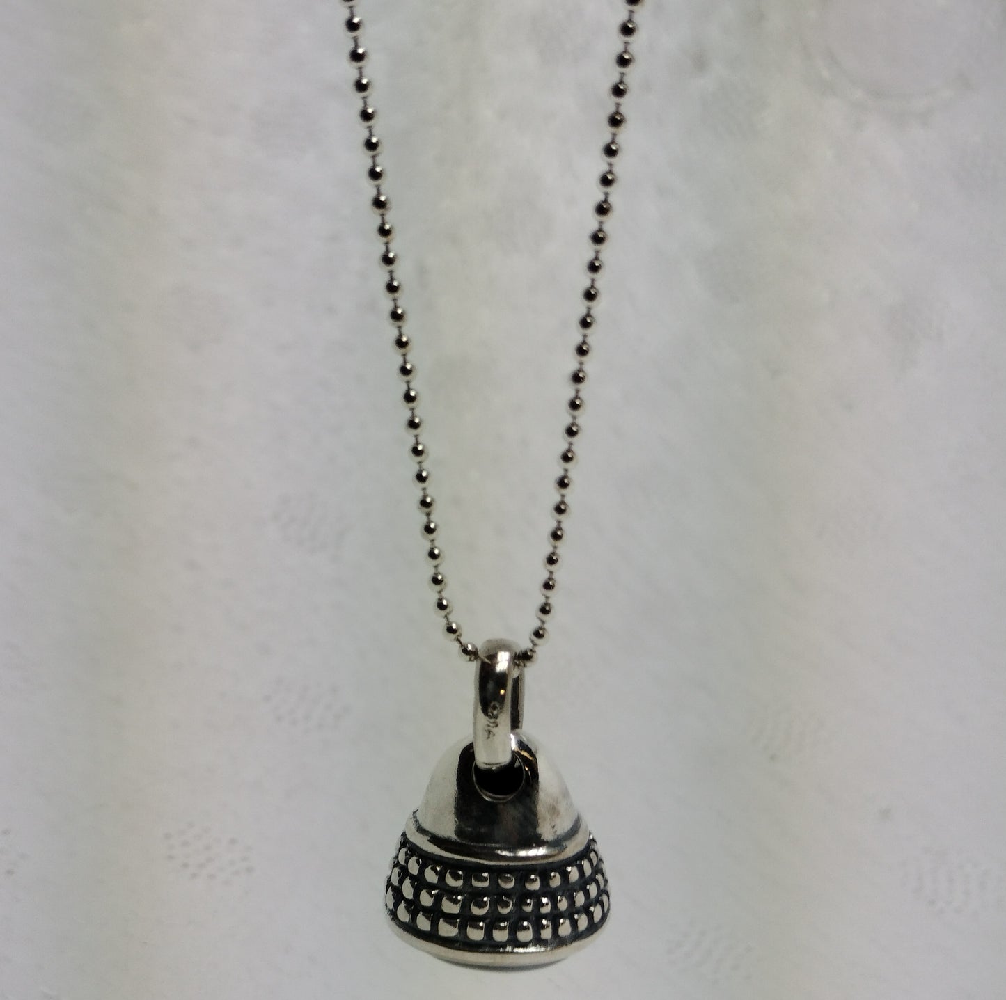 Sterling Silver Hematite Pendant and Chain