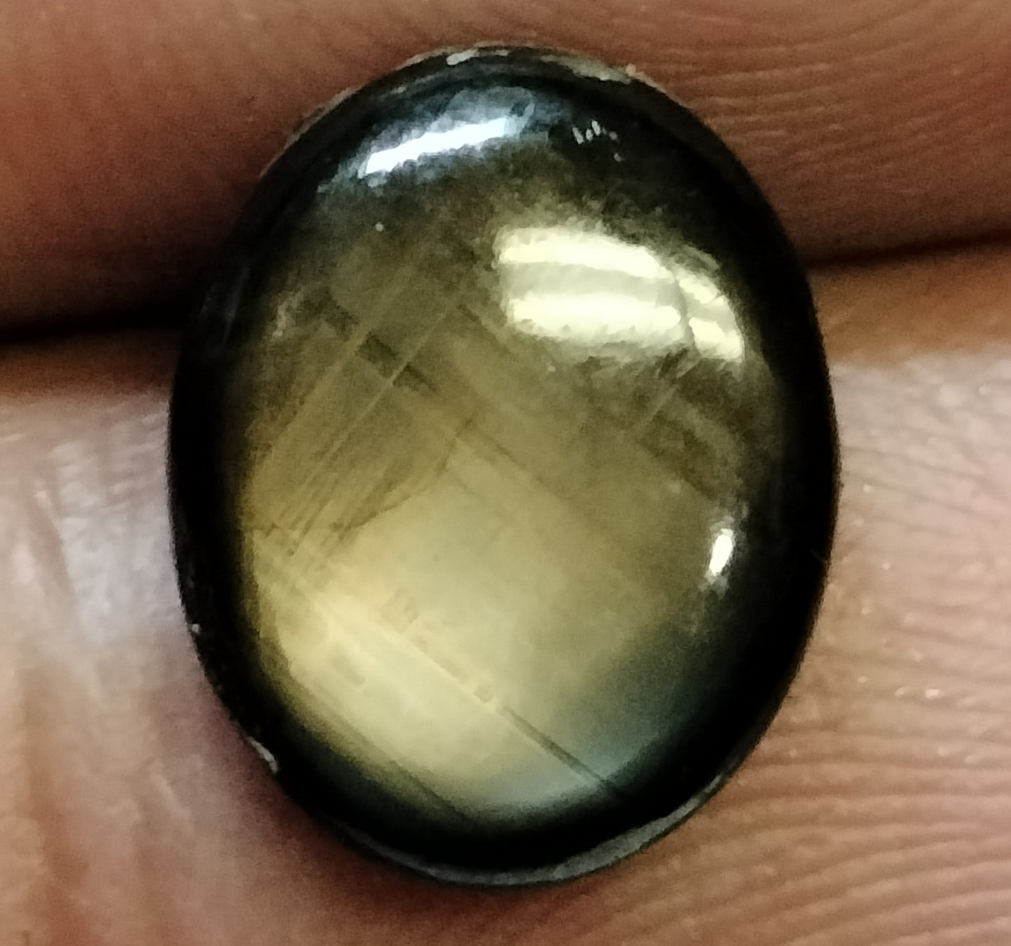5.53 Carat Black Star Sapphire Gemstone