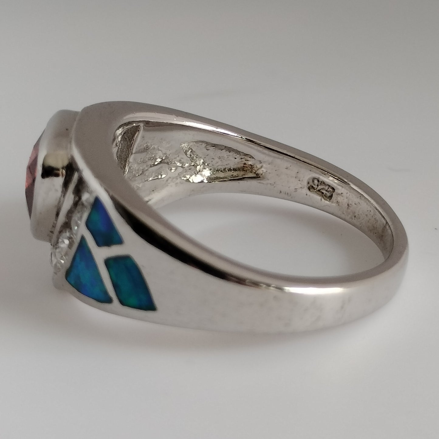 Sterling Silver Multi Stone Ring