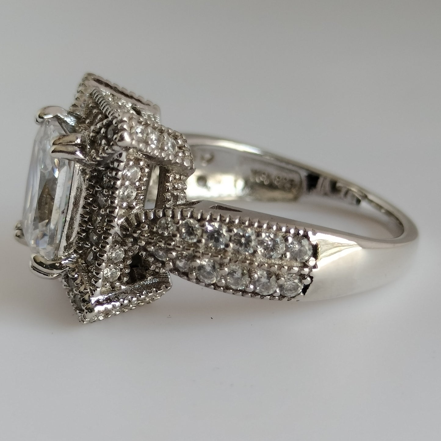 Sterling Silver Cubic Zirconia Ring