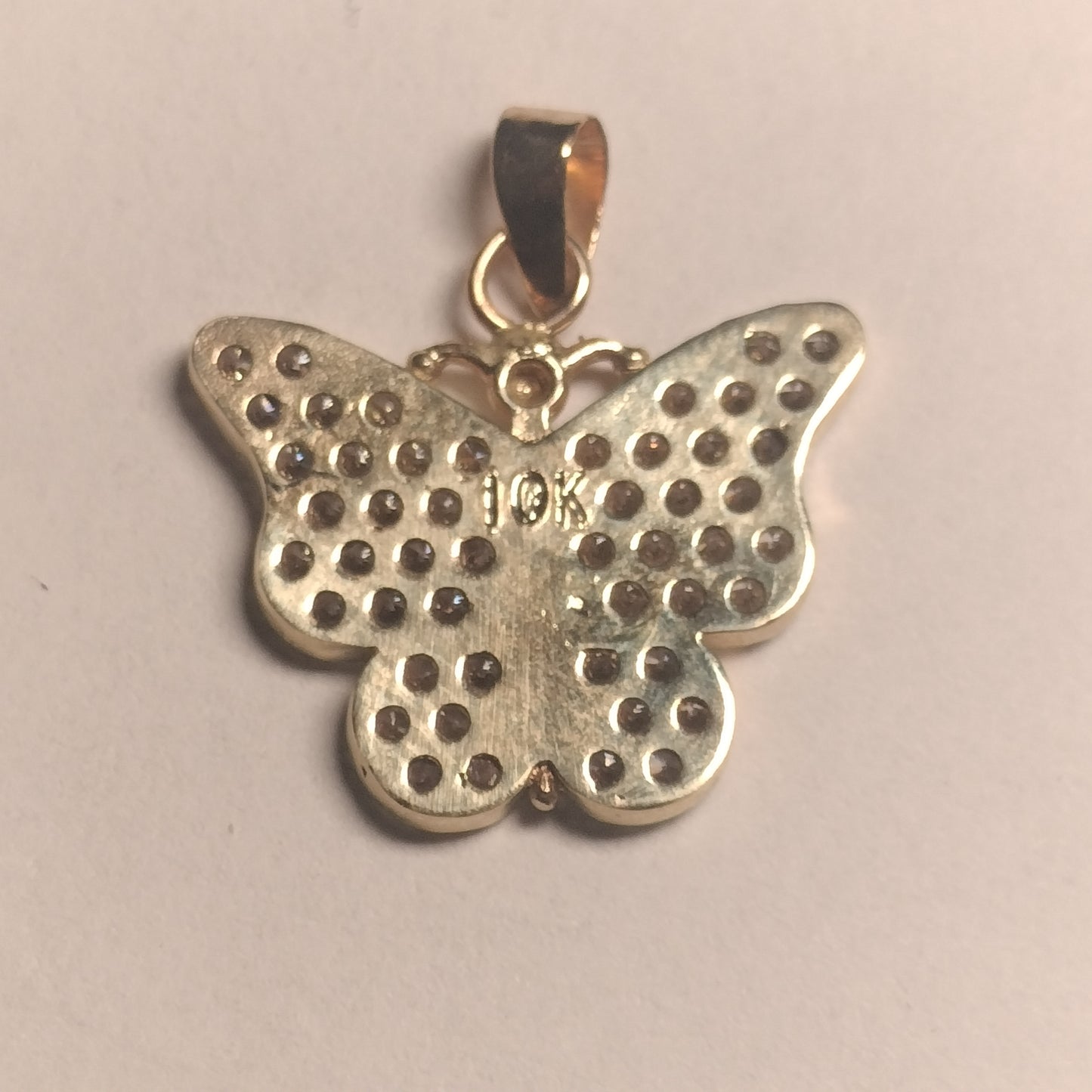 10k Gold Cubic Zirconia Pendant