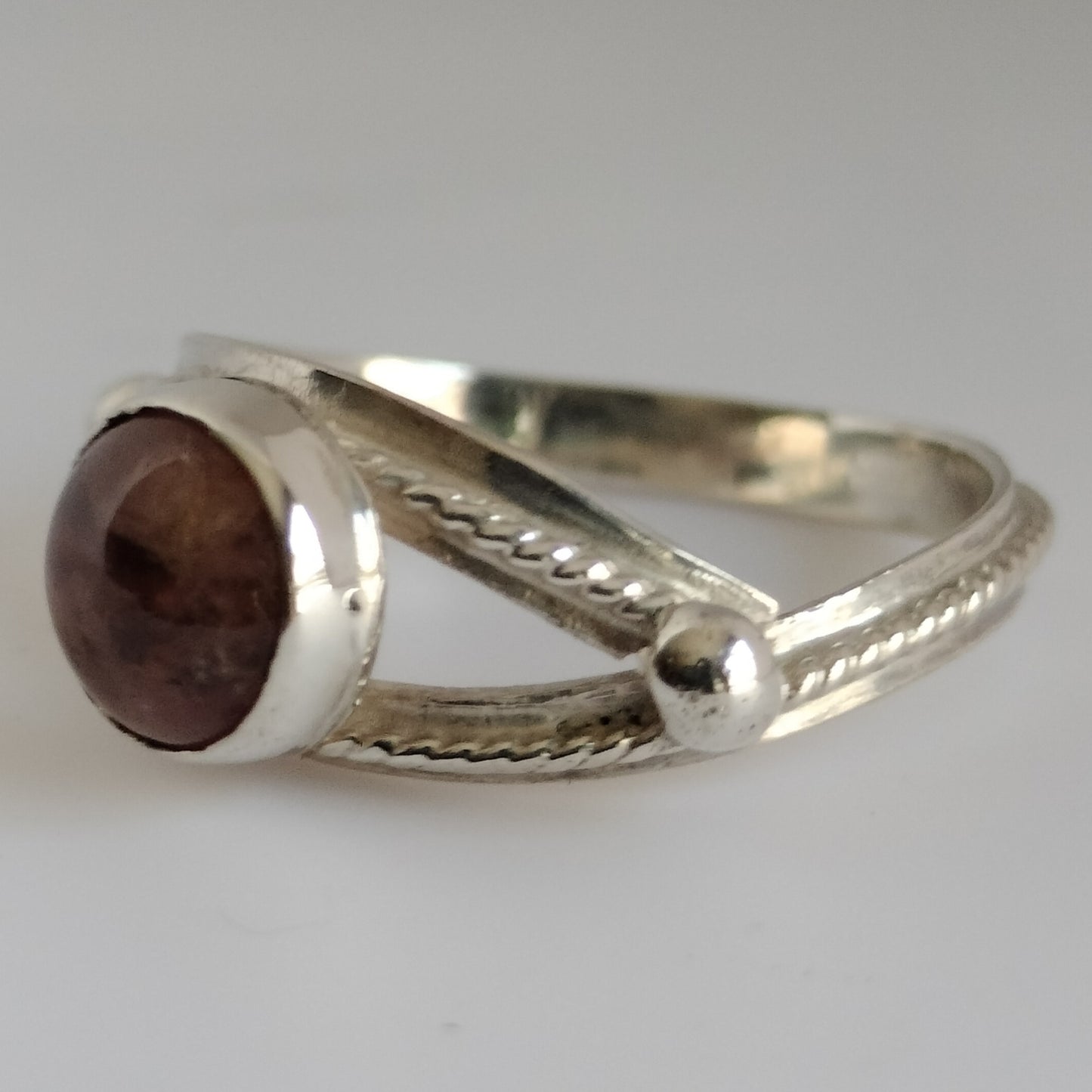 Sterling Silver Sunstone Ring