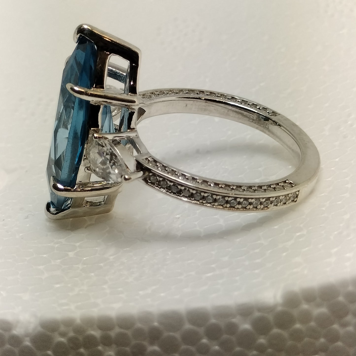 Sterling Silver Topaz Ring