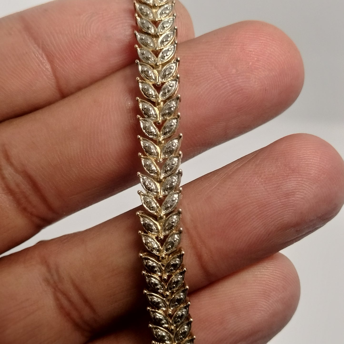 Sterling Silver Diamond Tennis Bracelet