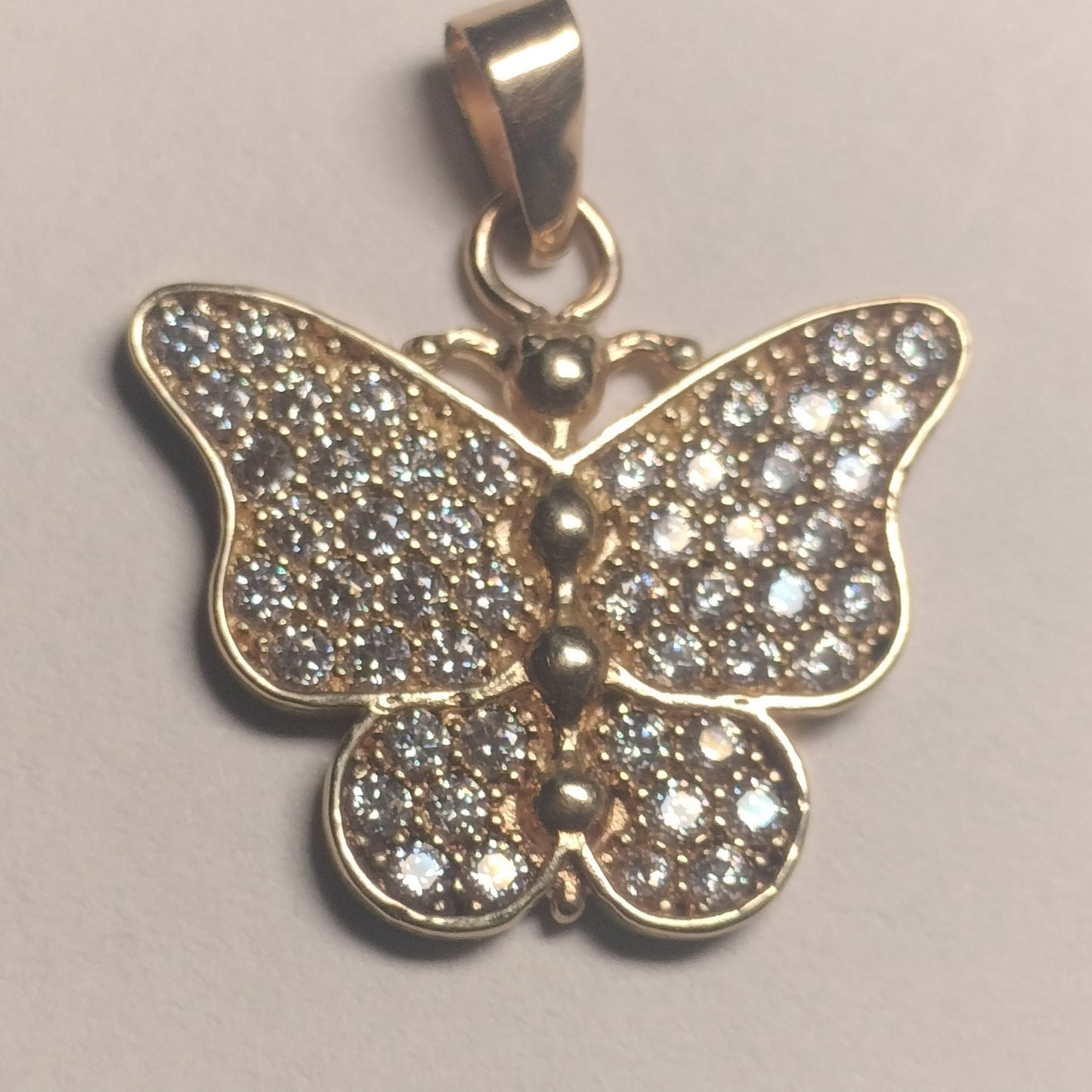 10k Gold Cubic Zirconia Pendant