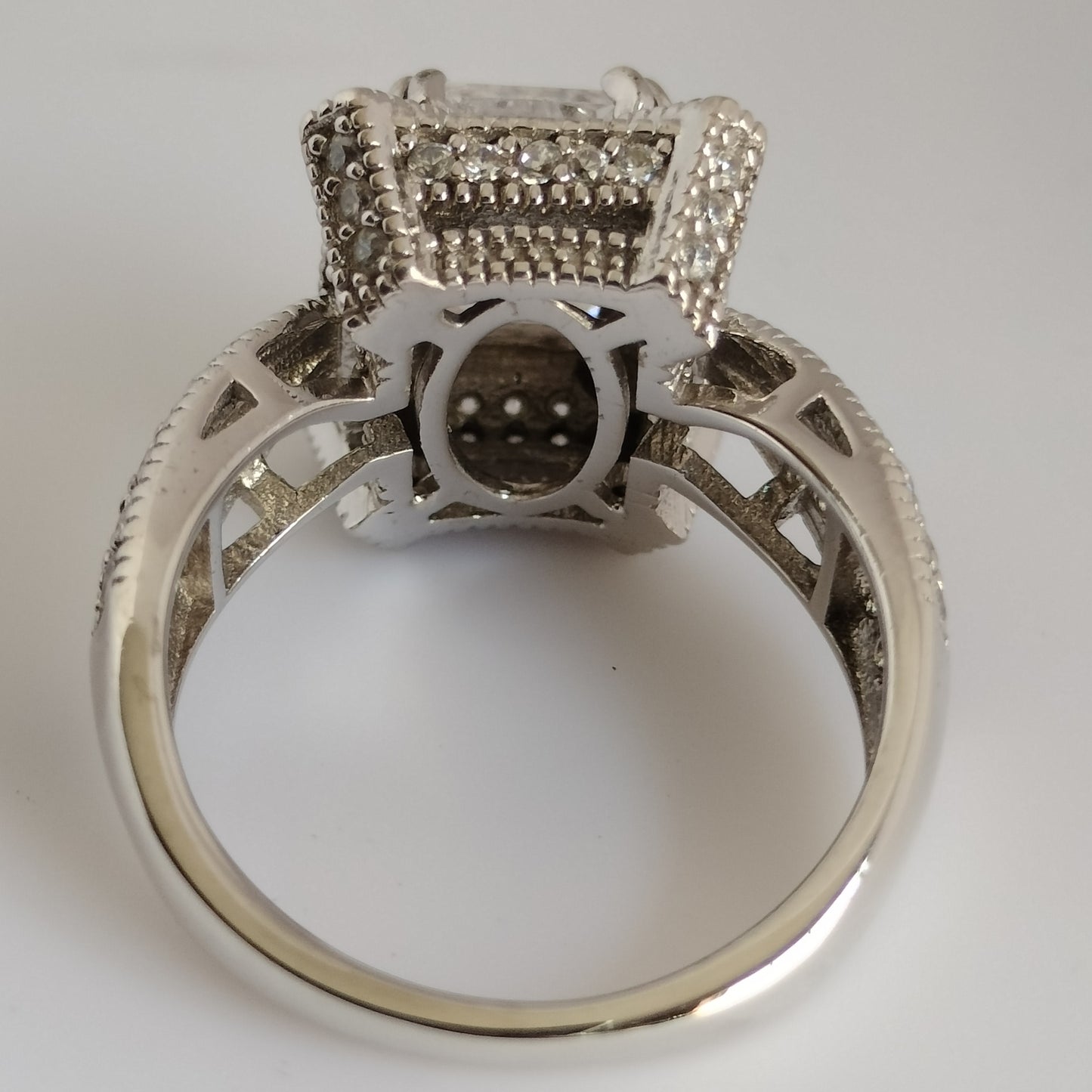 Sterling Silver Cubic Zirconia Ring