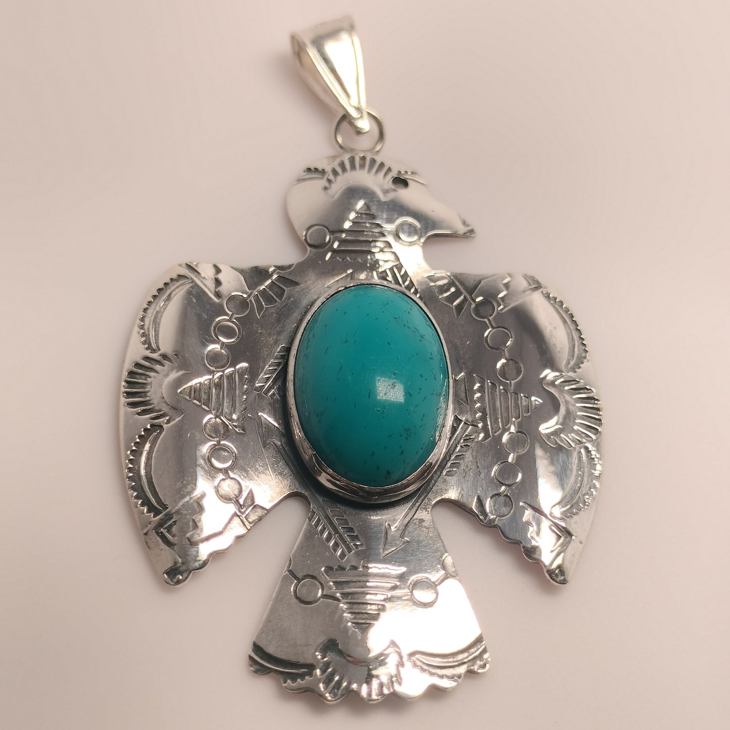 Sterling Silver Turquoise Pendant