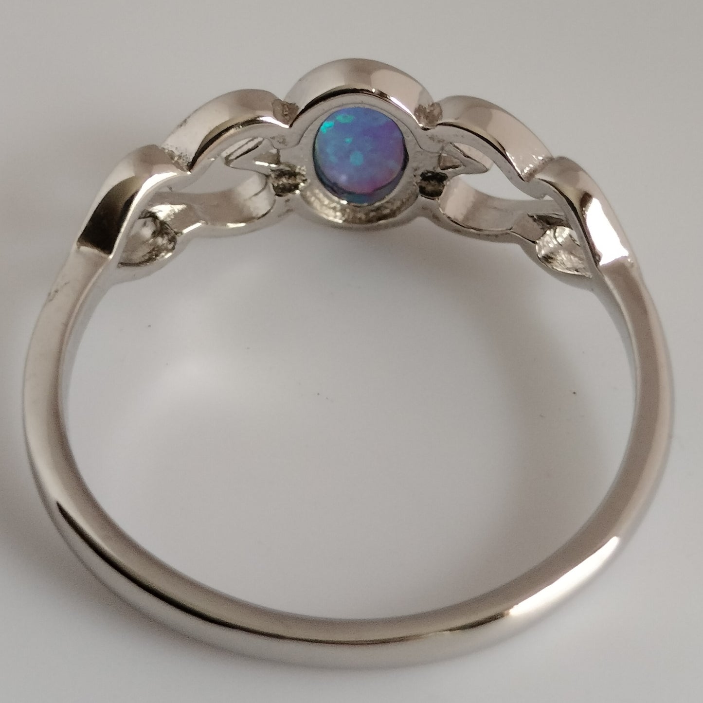 Sterling Silver Opal Ring