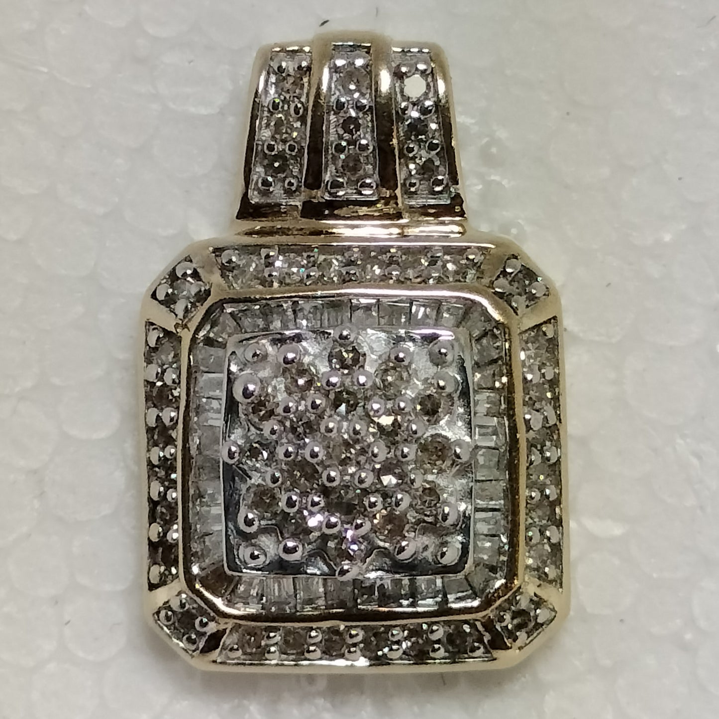 10k Gold Diamond Slide Pendant