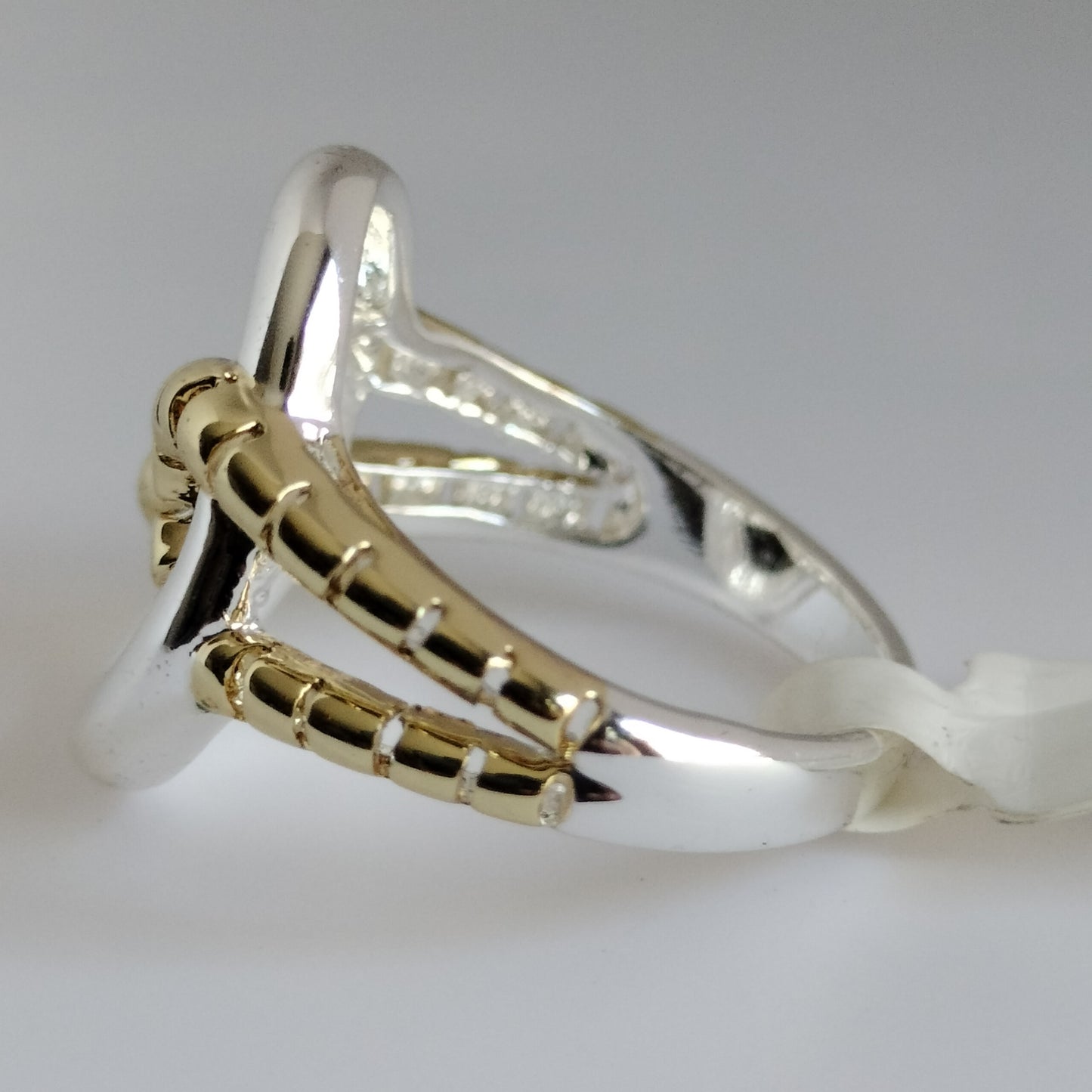 Sterling Silver Gold Plated Ring