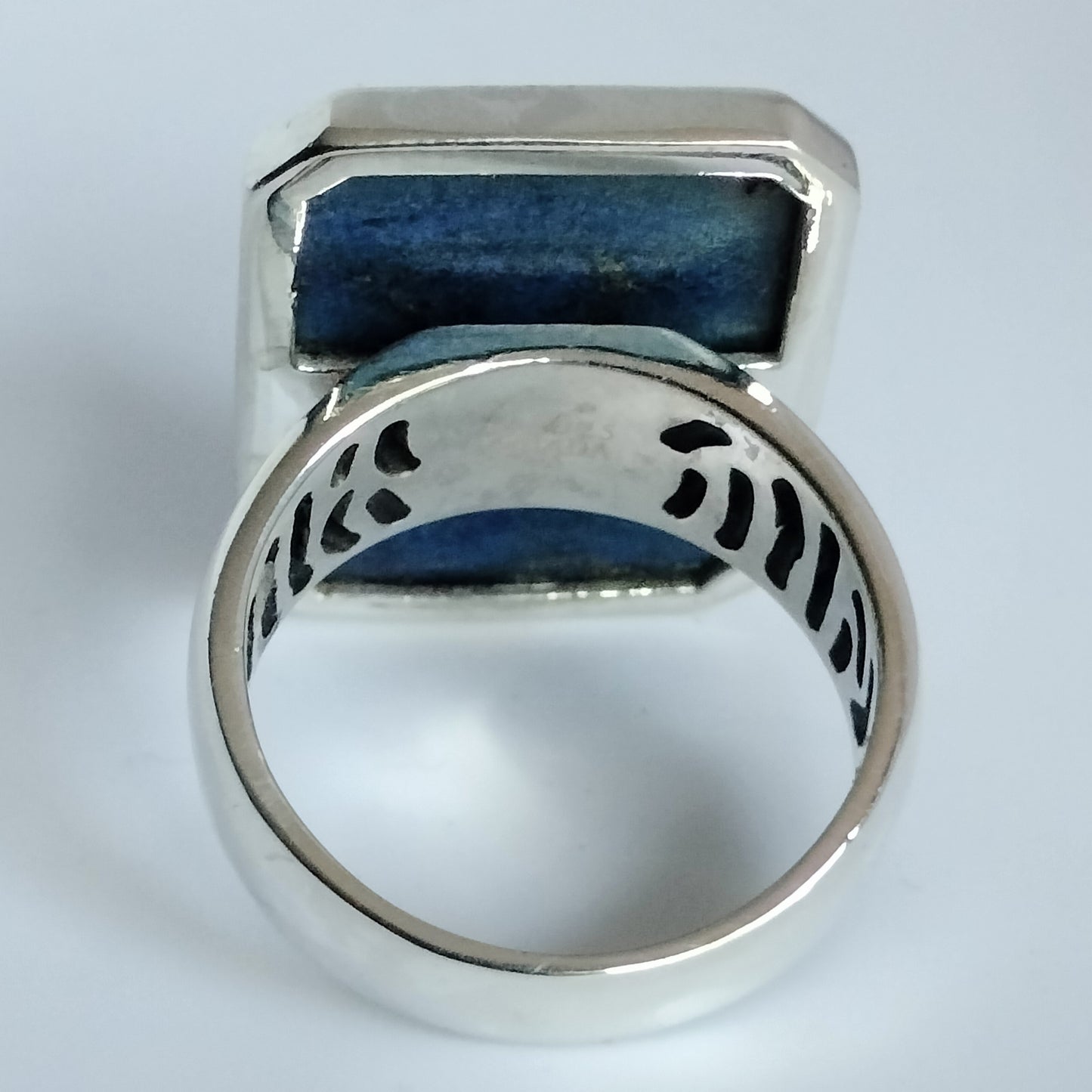 Sterling Silver Turquoise and Lapis Ring