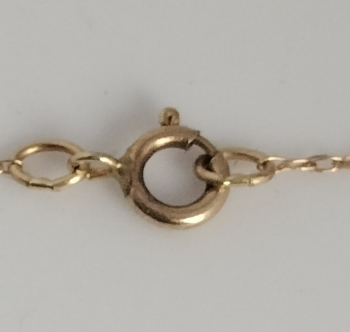 10k Gold Diamond Pendant and Chain