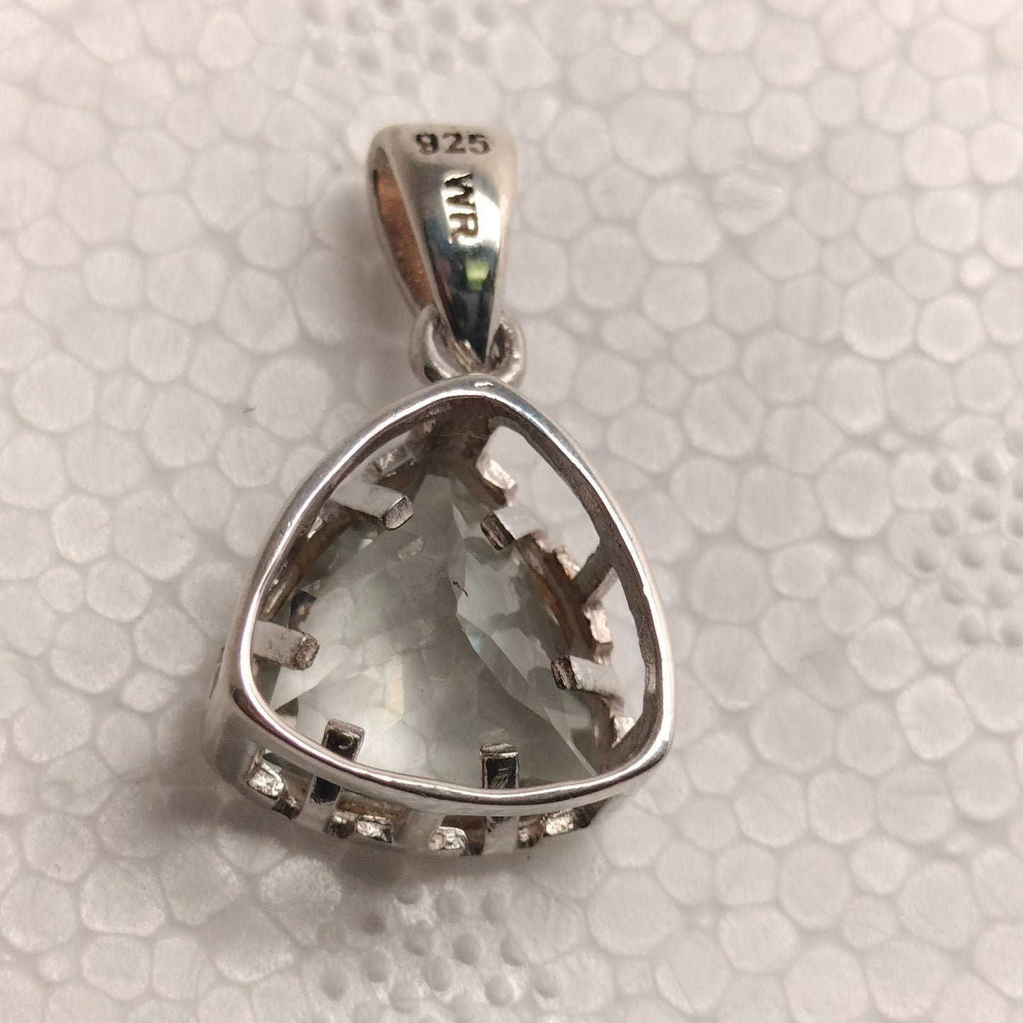 Sterling Silver Praisolite Pendant