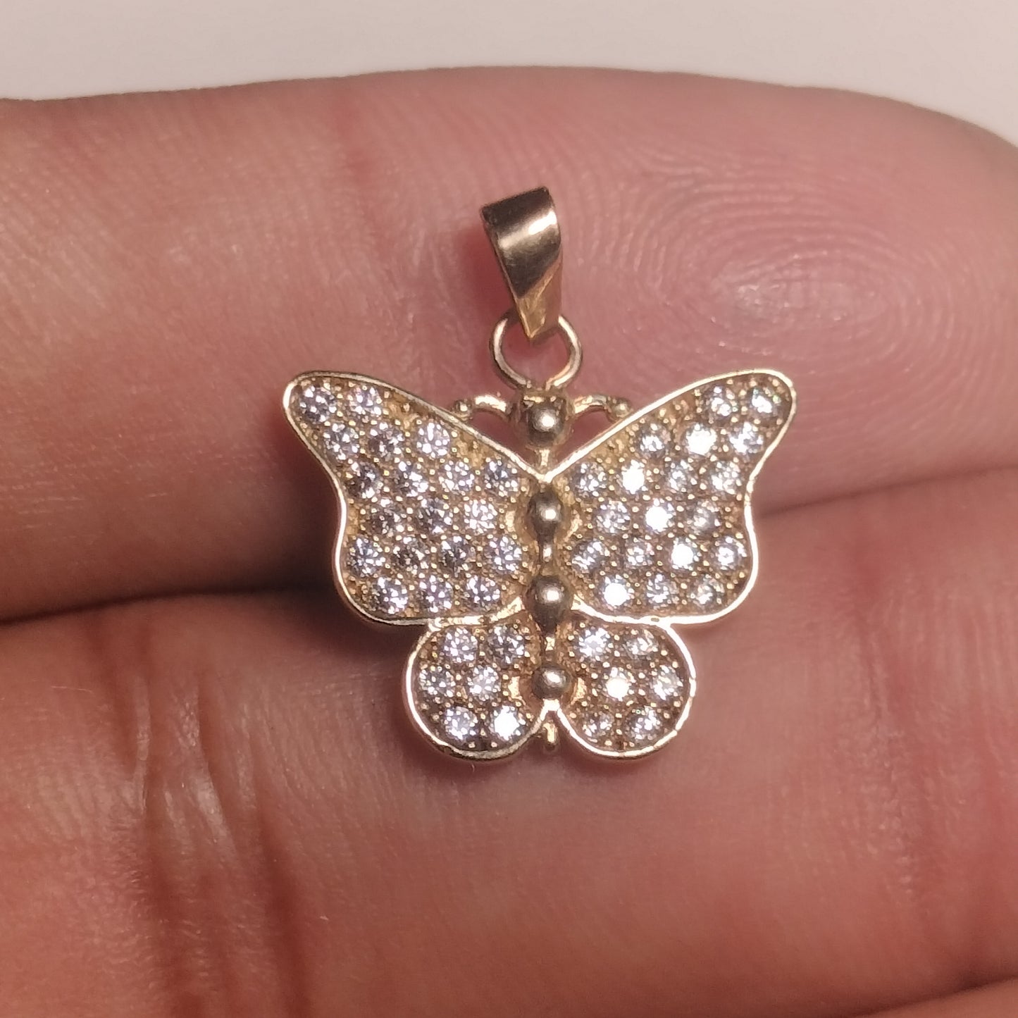 10k Gold Cubic Zirconia Pendant