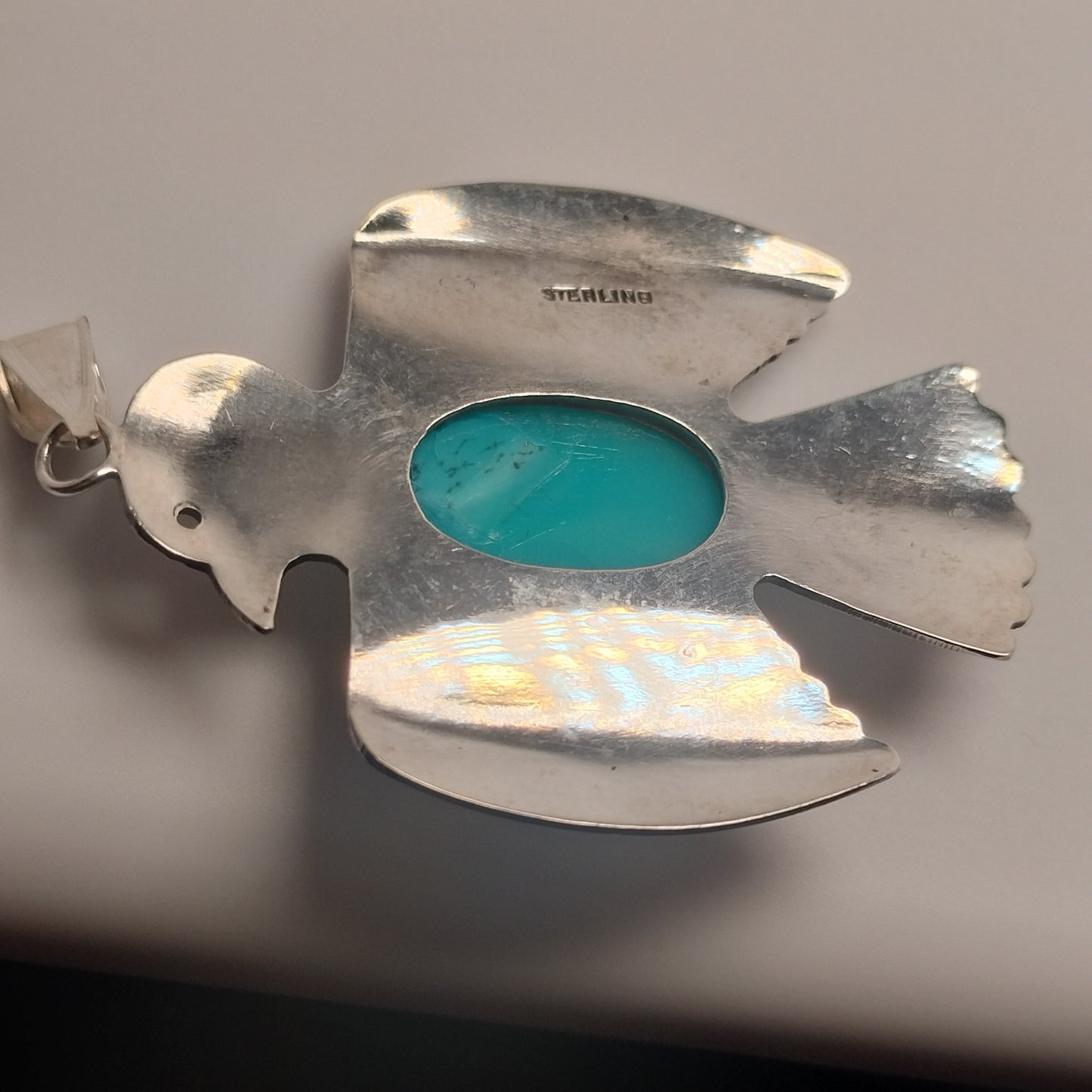 Sterling Silver Turquoise Pendant