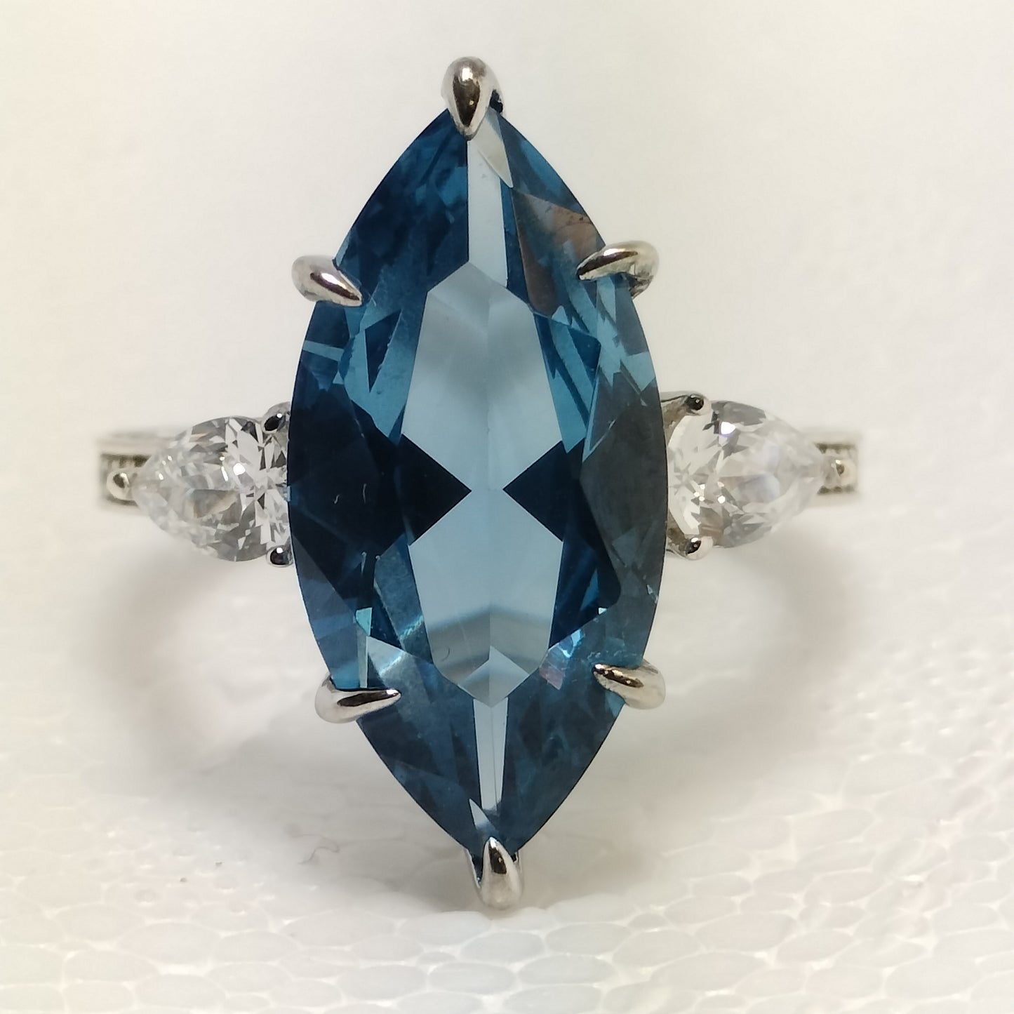 Sterling Silver Topaz Ring