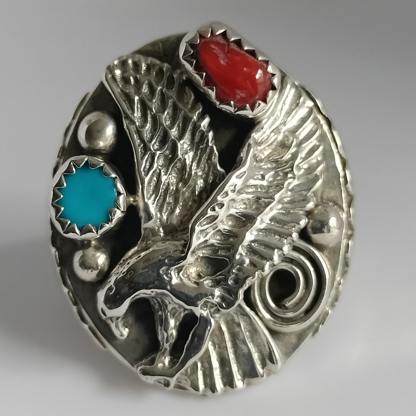 Sterling Silver Eagle Ring From Claudine Haloo