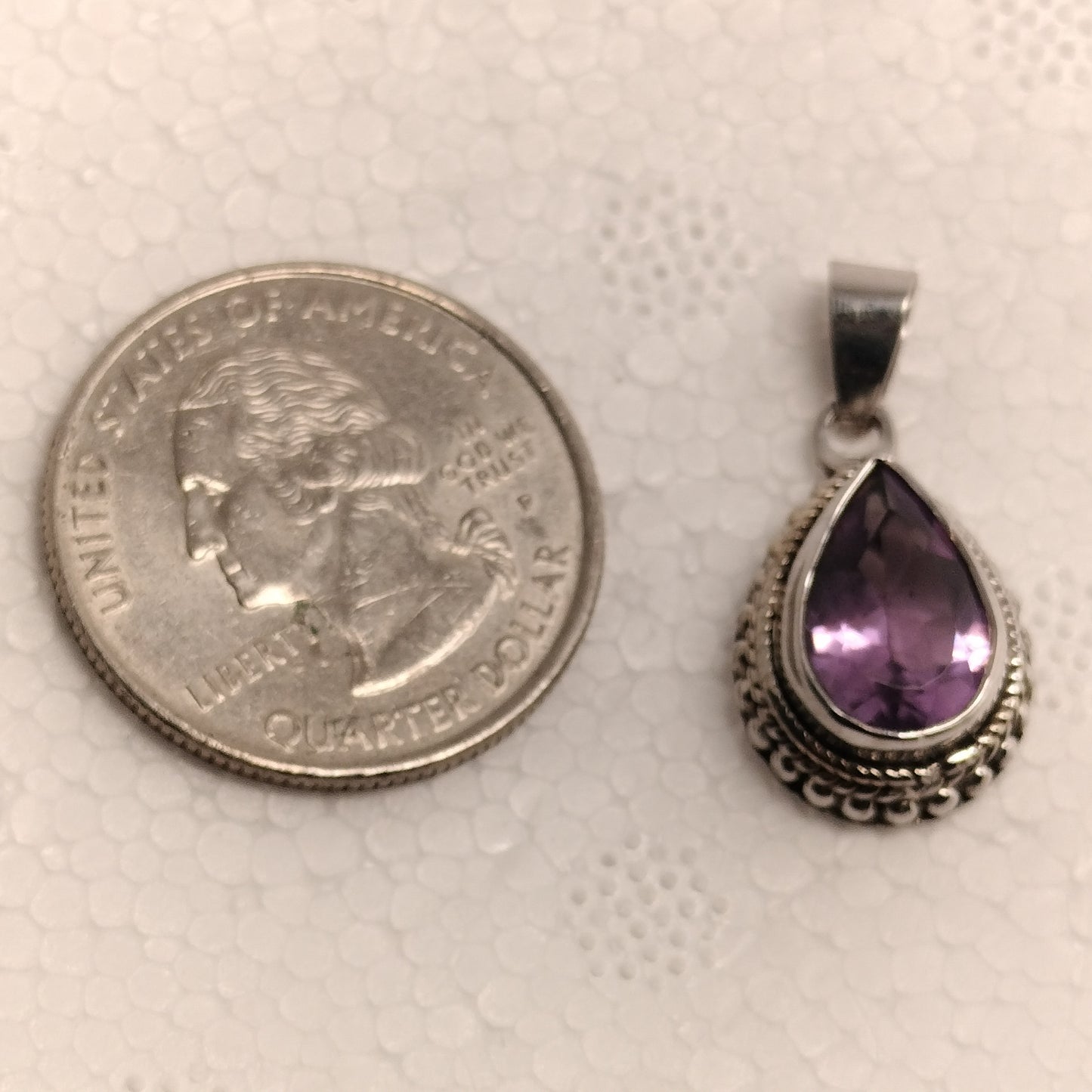 Sterling Silver Amethyst Pendant