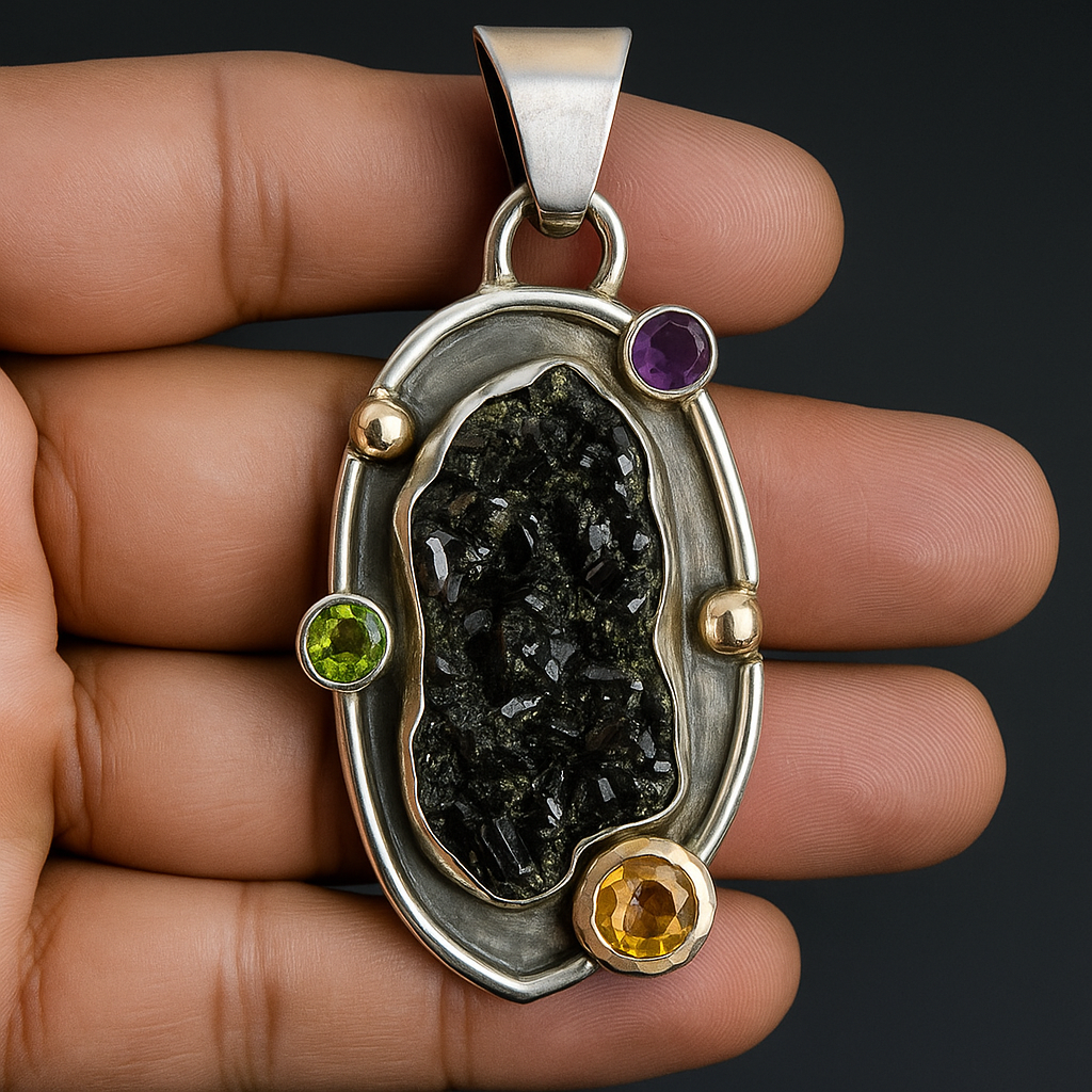 Sterling Silver Avant Garde Pendant