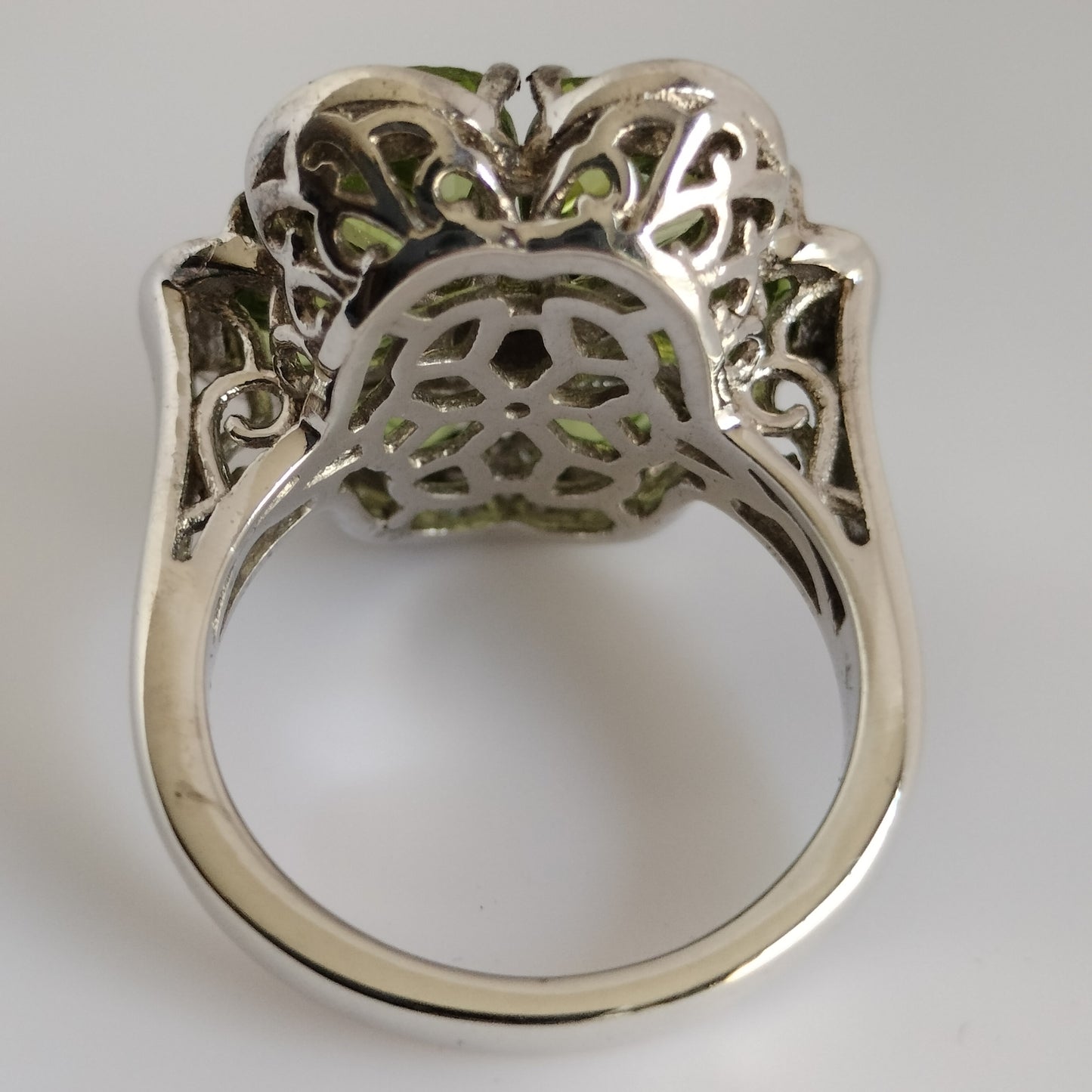 Sterling Silver Peridot Ring