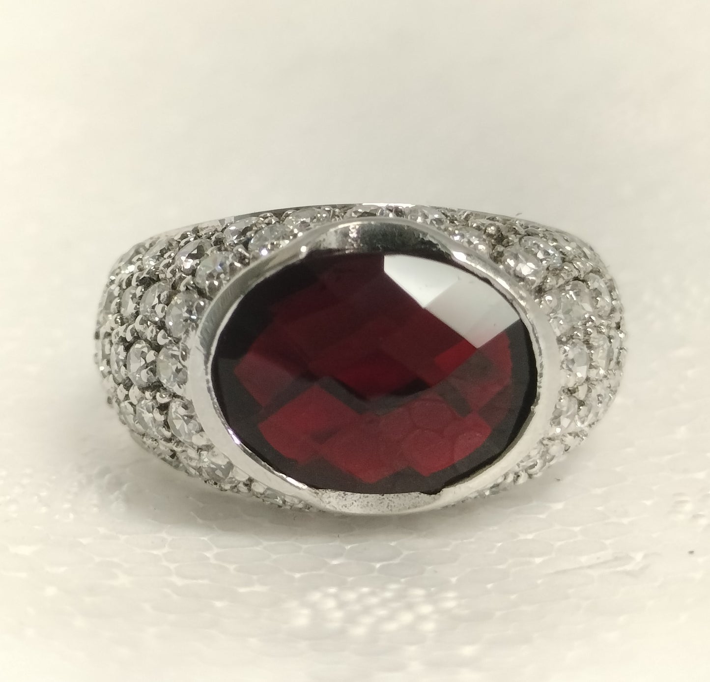 Sterling Silver Cubic Zirconia Ring