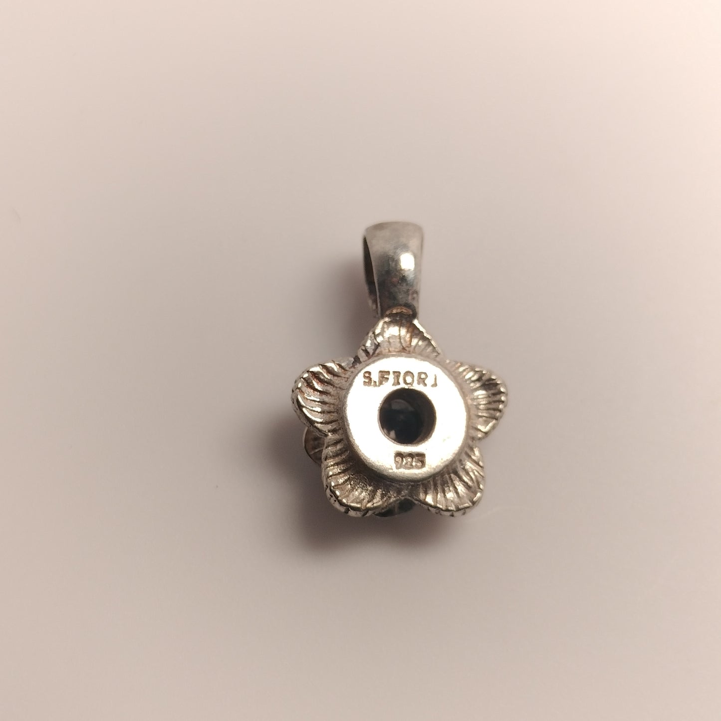 Sterling Silver Sapphire Pendant