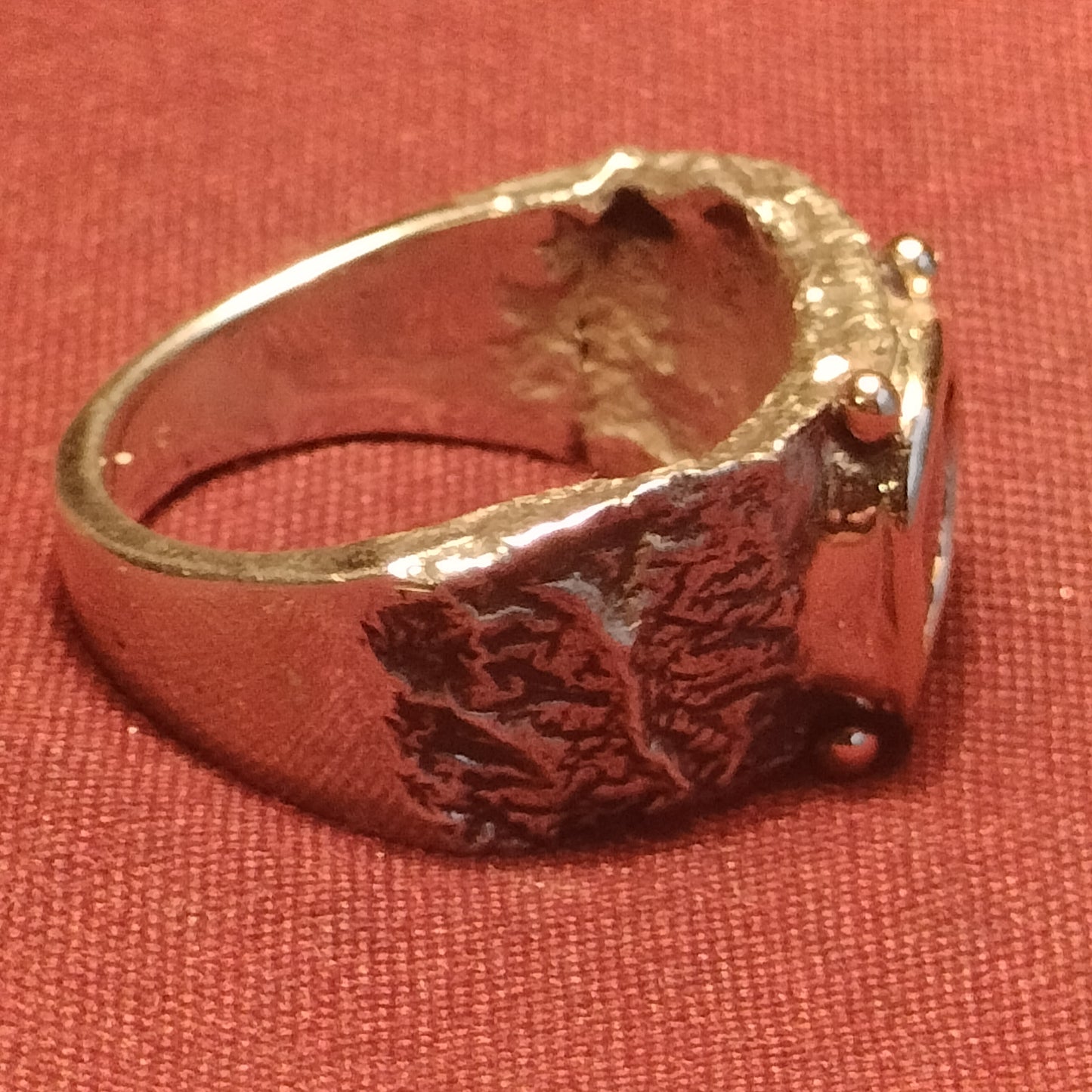 Sterling Silver and 18k Gold Watermelon Tourmaline Ring