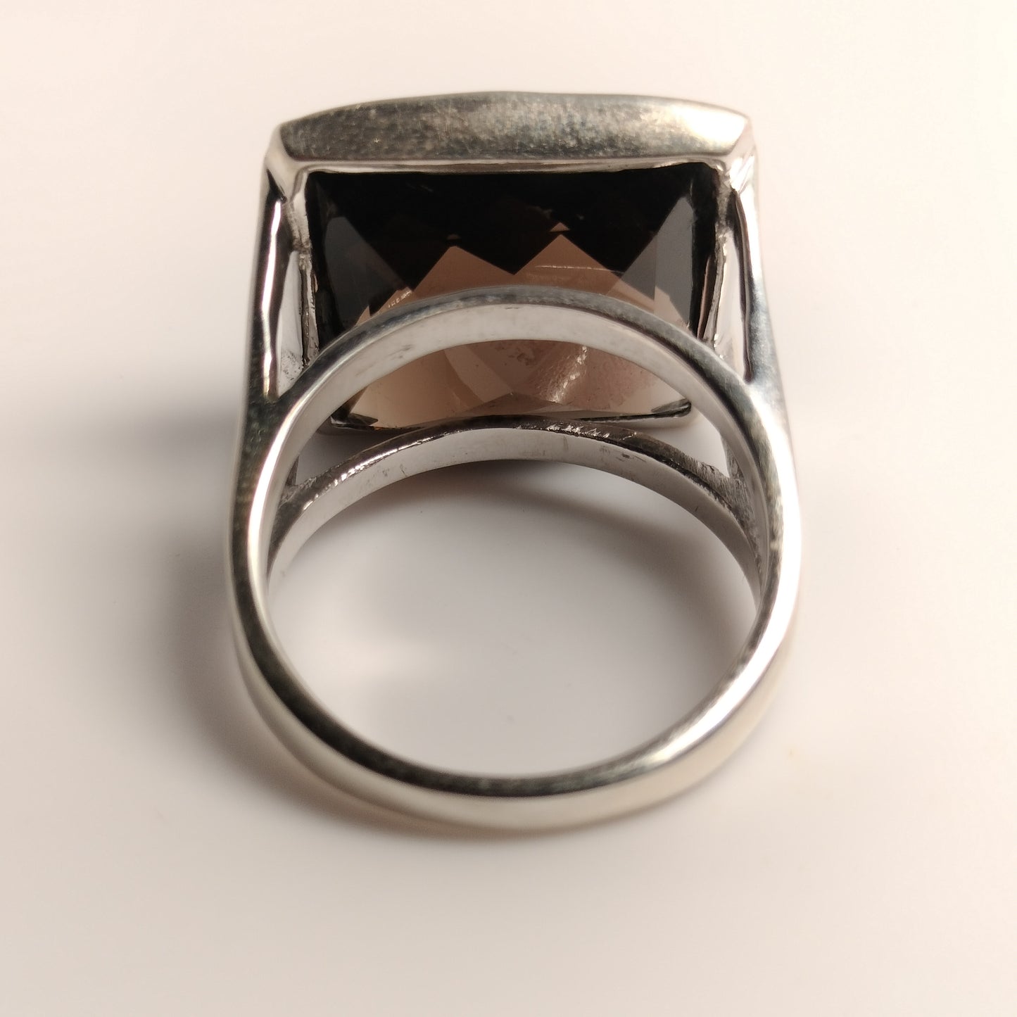 Sterling Silver Smokey Quartz Ring