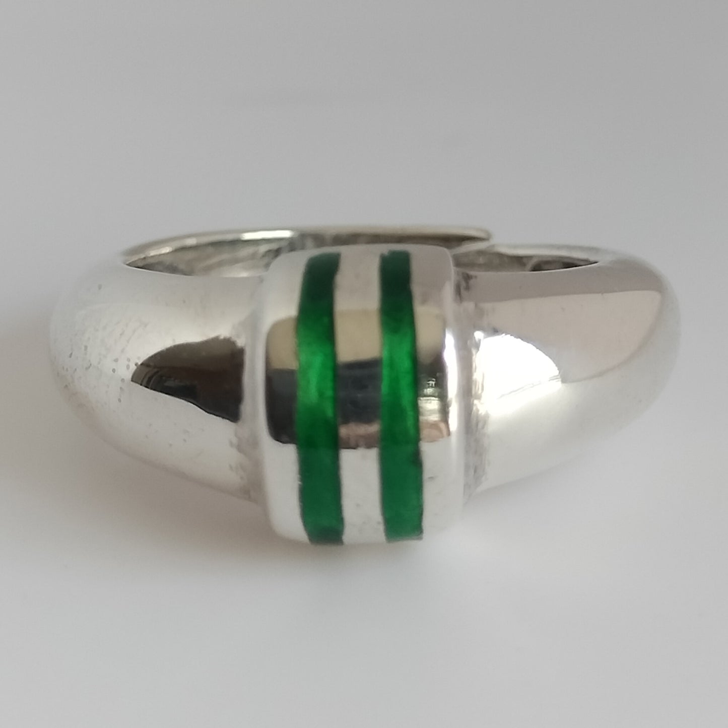 Sterling Silver Enamel Ring