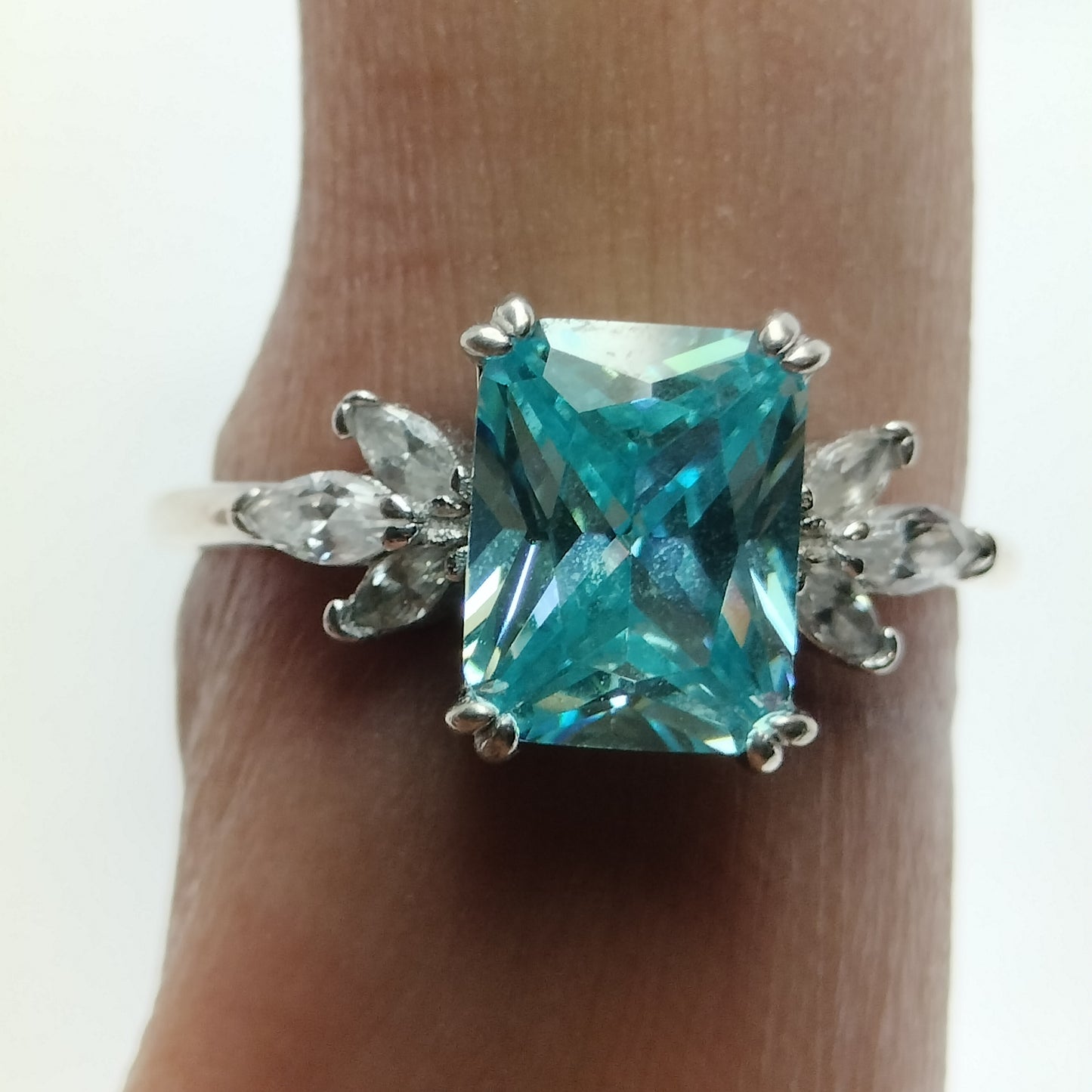 Sterling Silver Topaz Ring