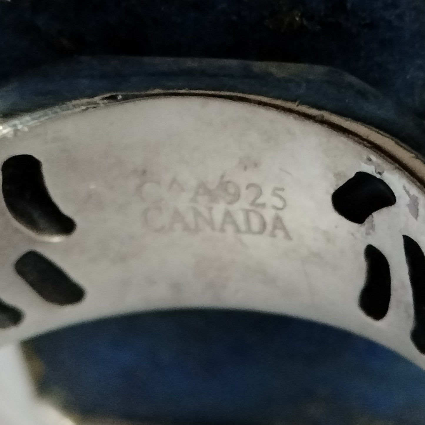 Sterling Silver Turquoise and Lapis Ring