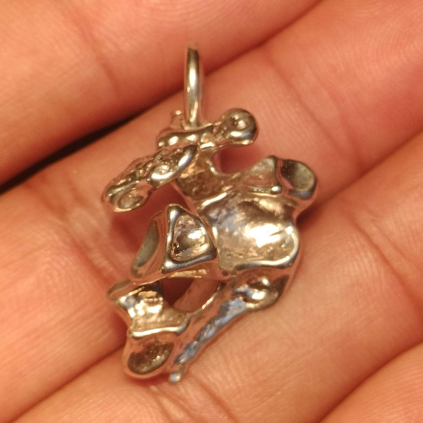 Sterling Silver Freeform Pendant
