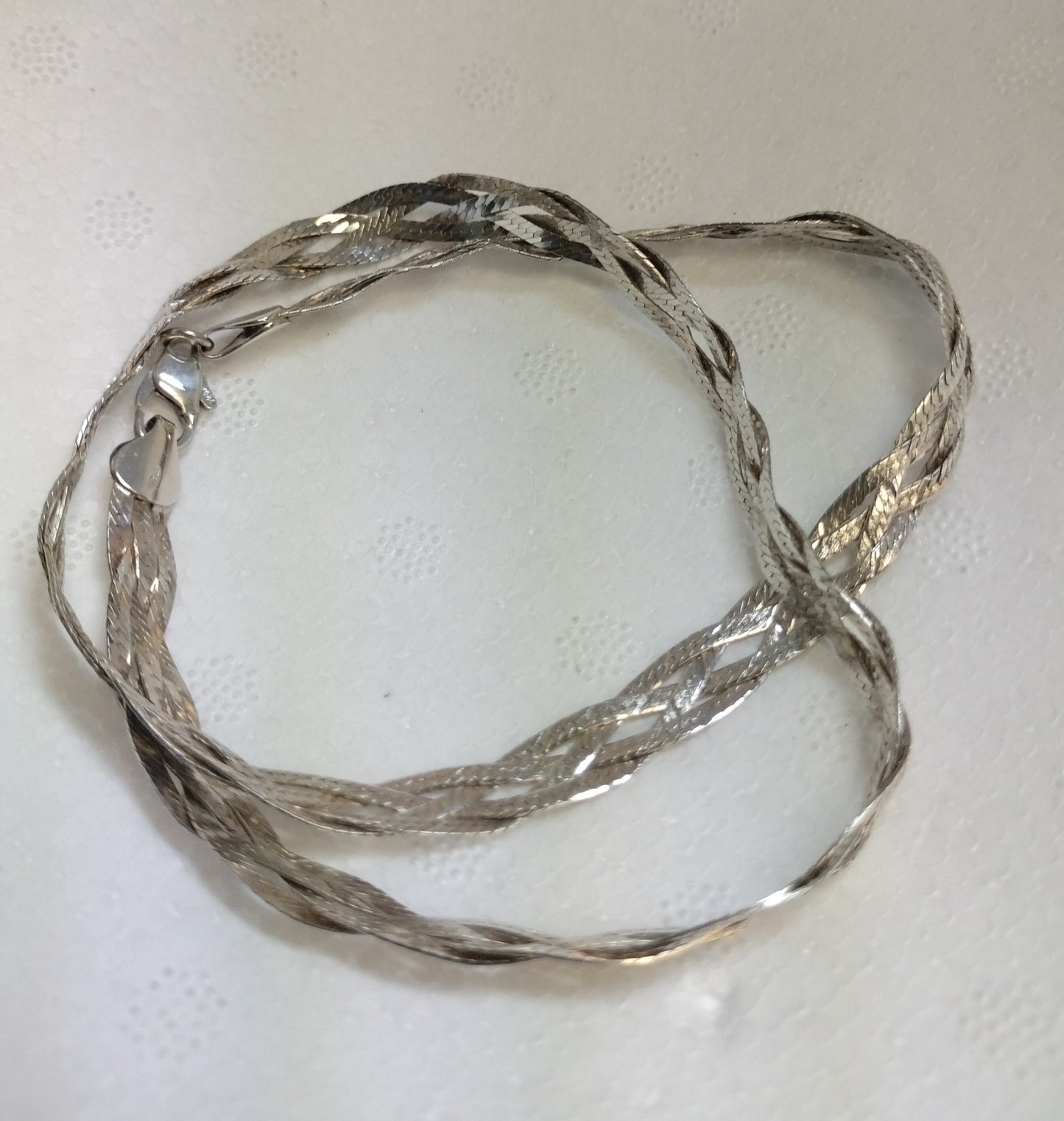 Sterling Silver Braided Herringbone