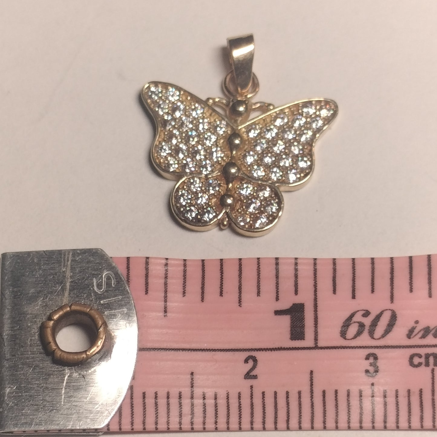 10k Gold Cubic Zirconia Pendant
