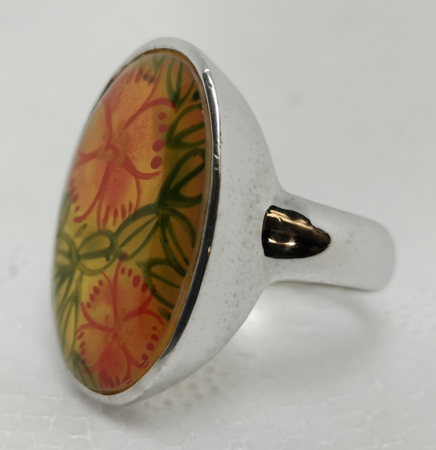 Sterling Silver Resin Ring