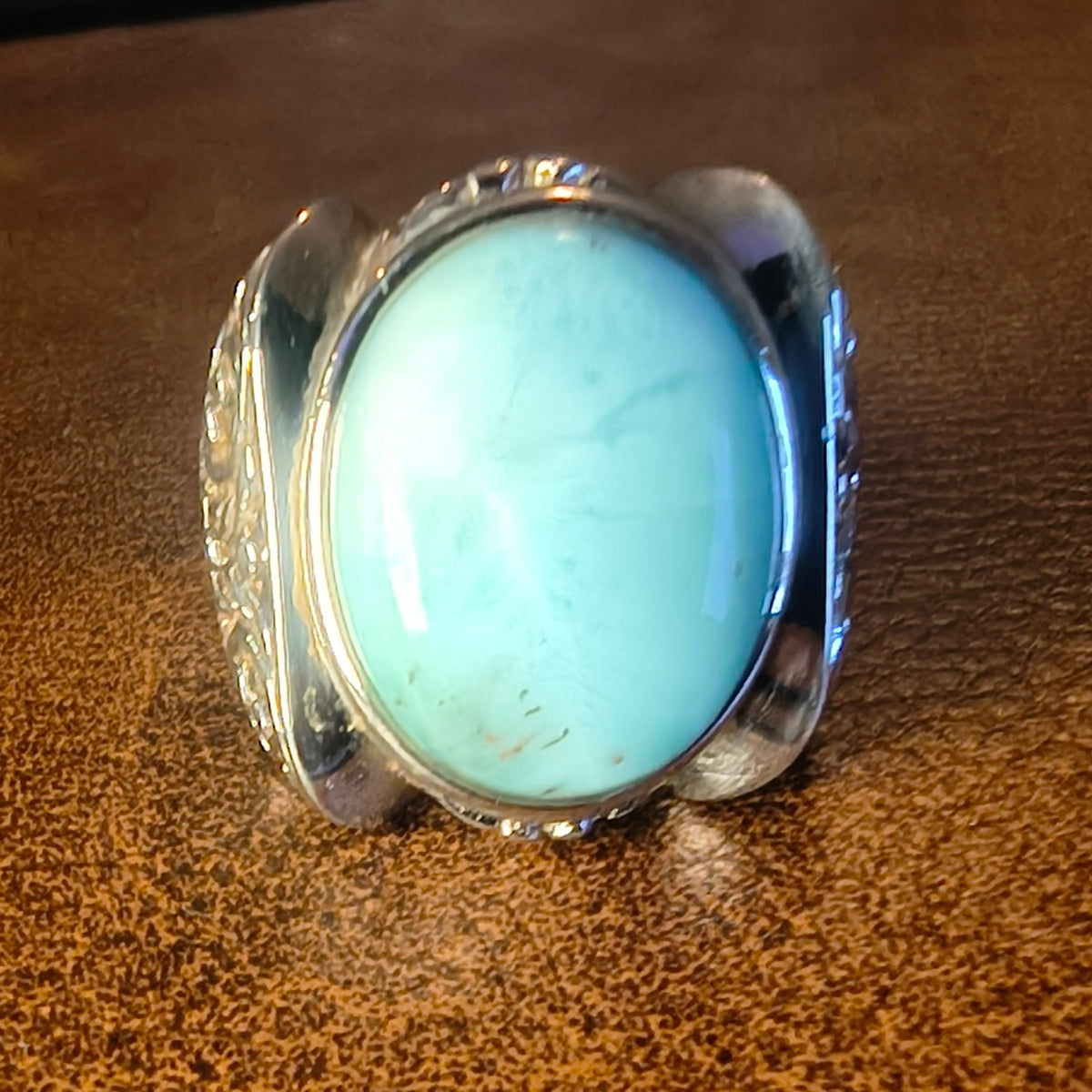 Sterling Silver Larimar Ring