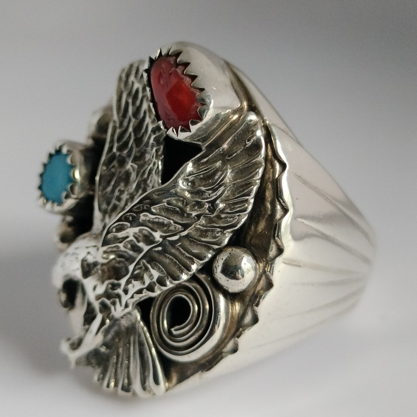 Sterling Silver Eagle Ring From Claudine Haloo