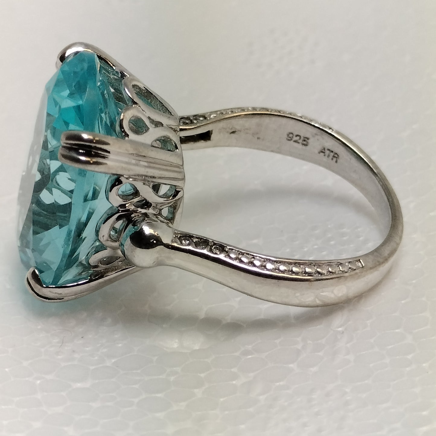 Sterling Silver Topaz Ring