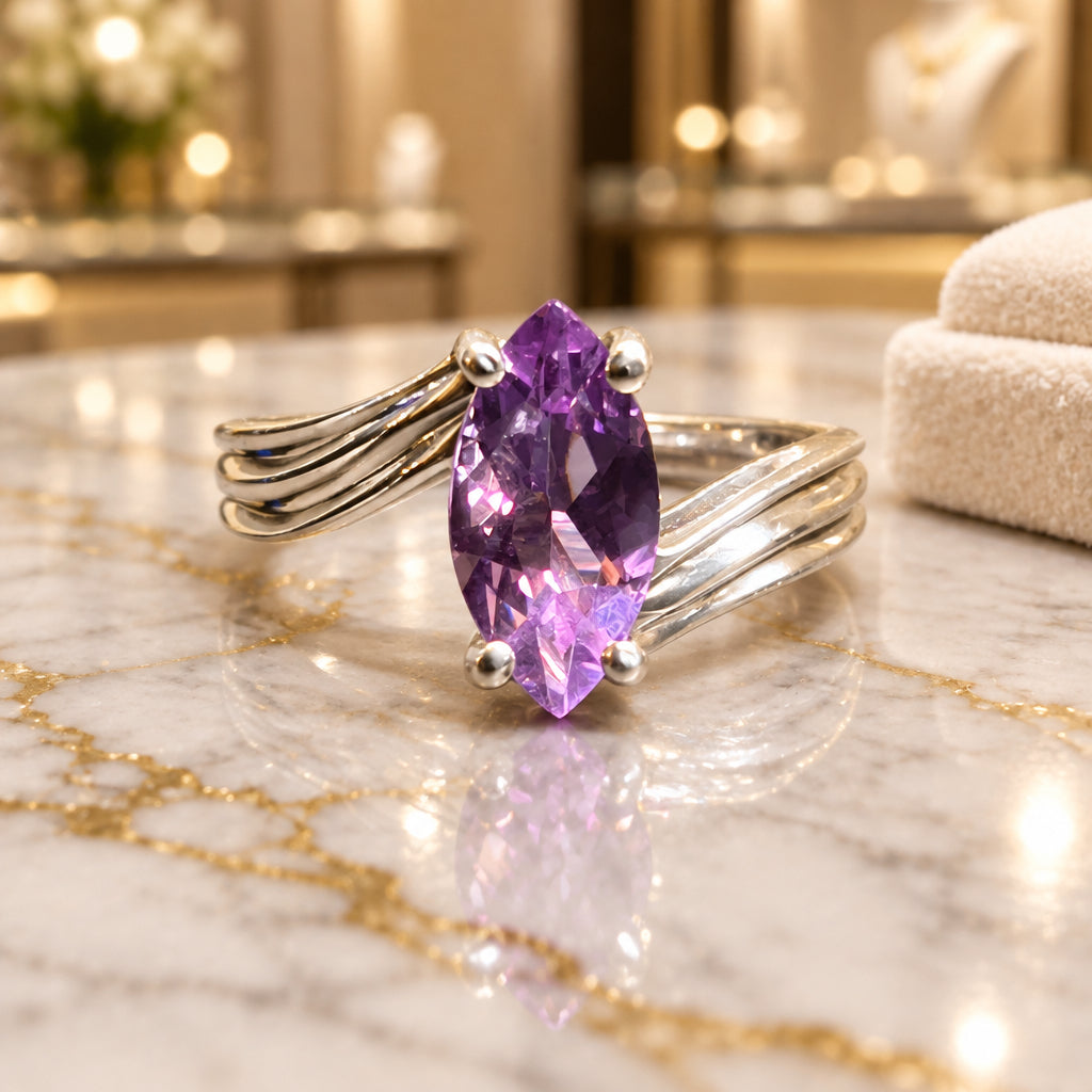 Sterling Silver Amethyst Ring