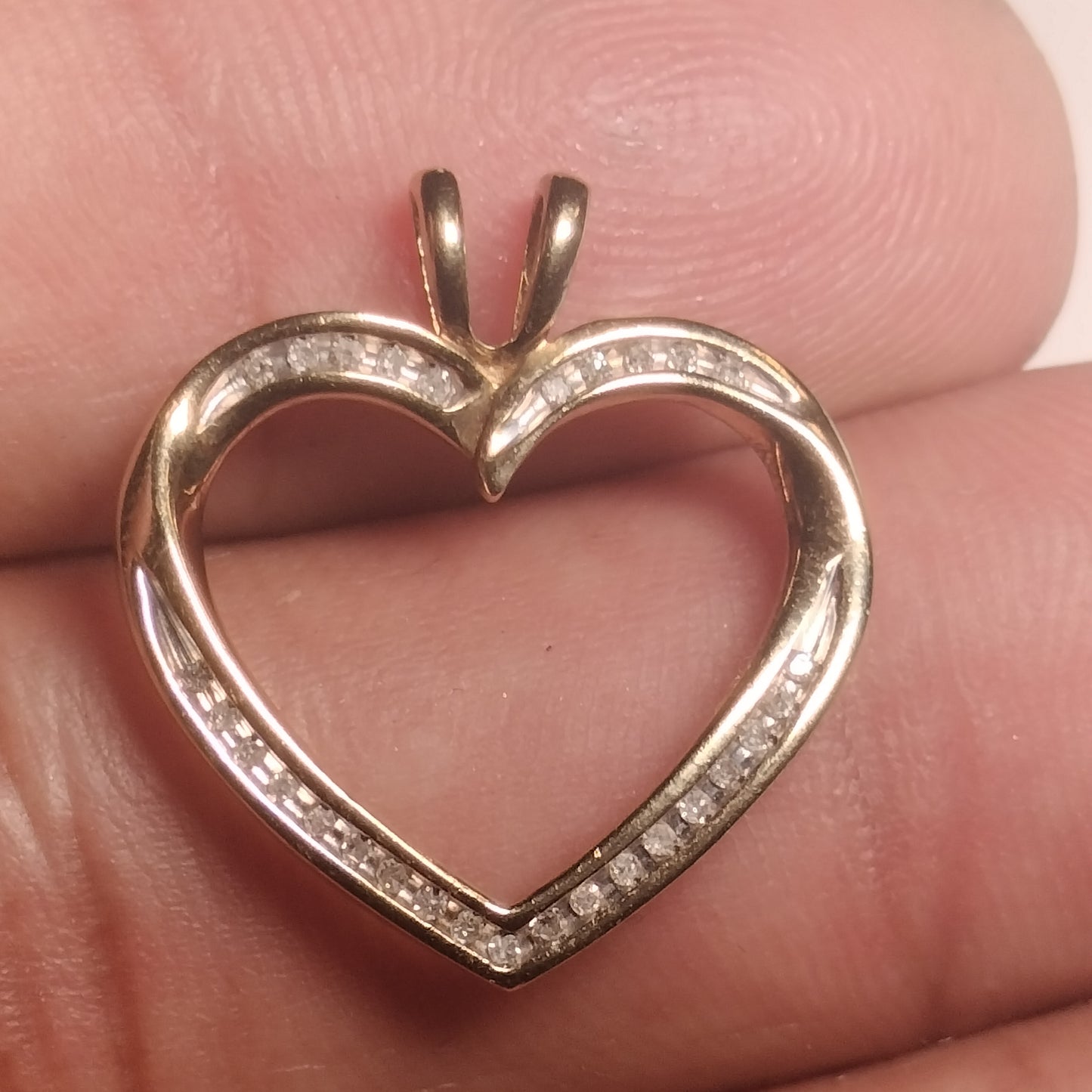 Sterling Silver Diamond Pendant