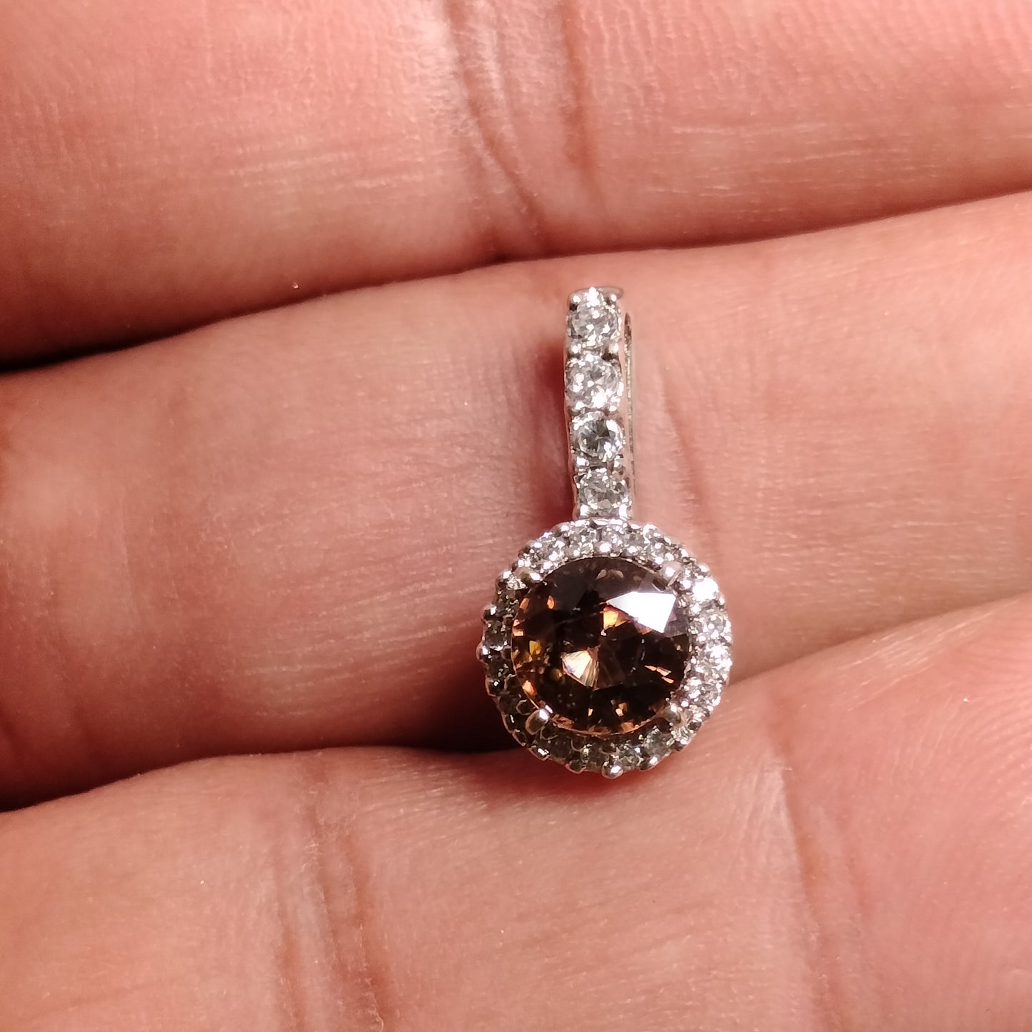 10K Gold Sapphire Pendant