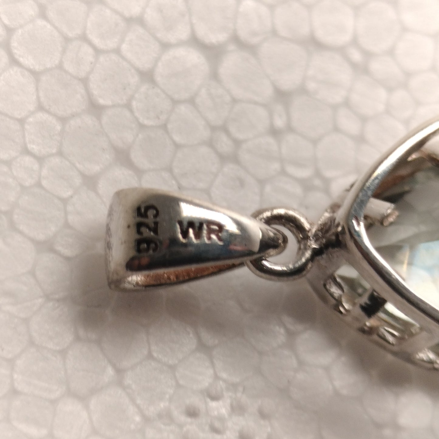 Sterling Silver Praisolite Pendant